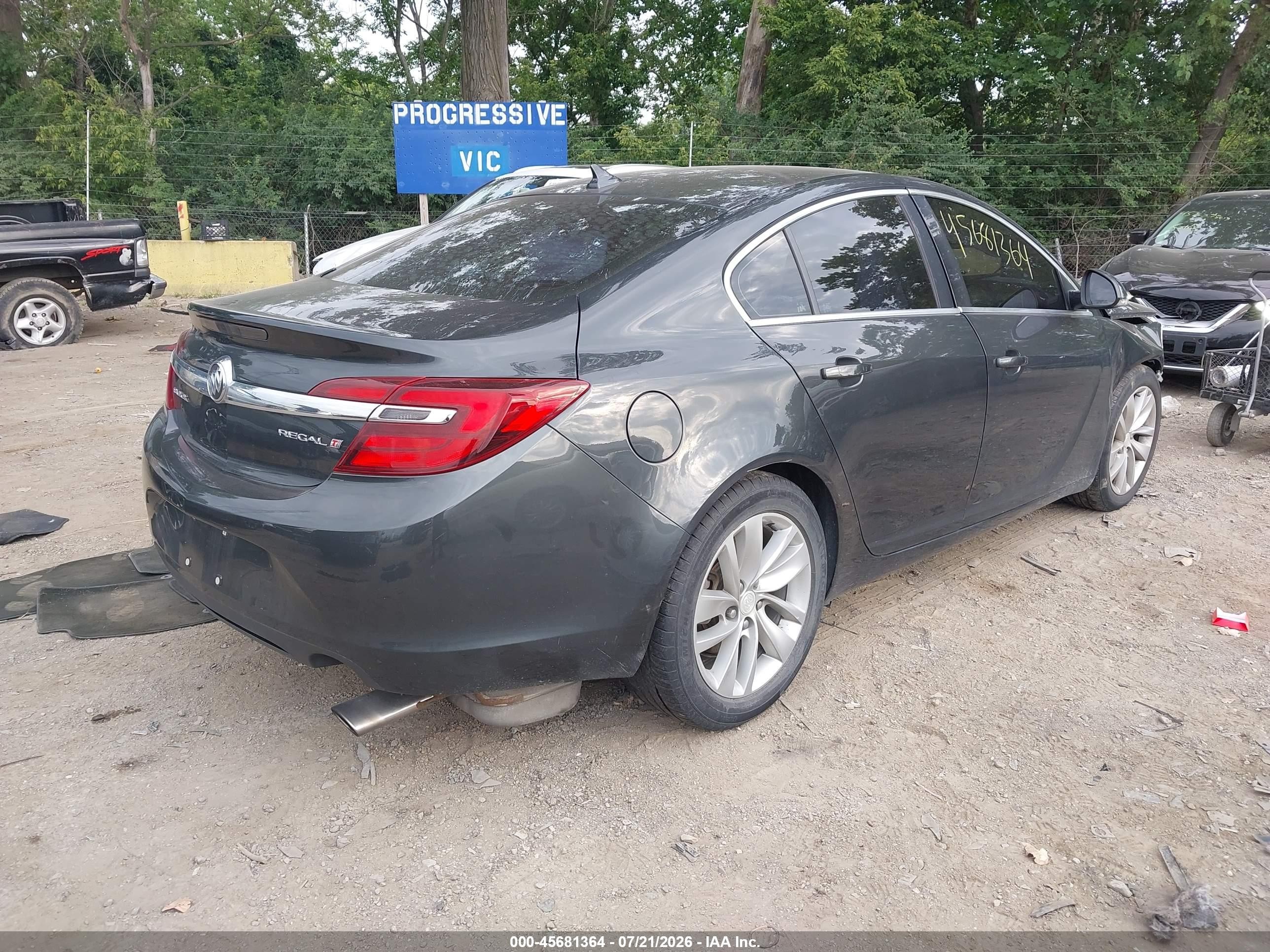 2014 Buick Regal VIN 2G4GK5EX5E9320046 IAAI salvage auction — Front End, Salvage (Indiana), sold $650 on 2026-09-17 (photo 4)