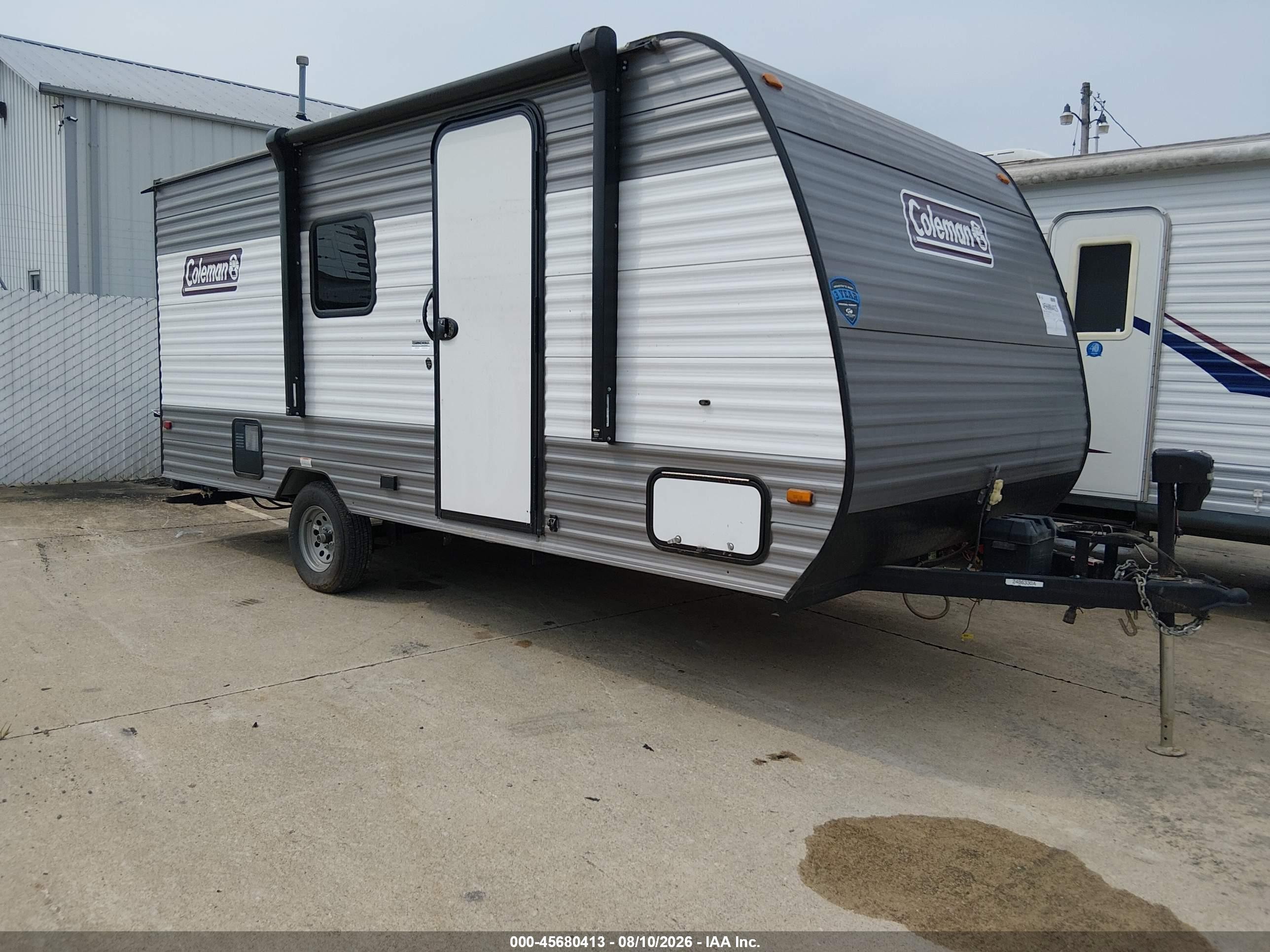 2024 Coleman 17b VIN 4YDTCMG16RM939974 IAAI salvage auction — Water/Flood, Junk (Missouri), sold $100 on 2026-09-29 (photo 1)