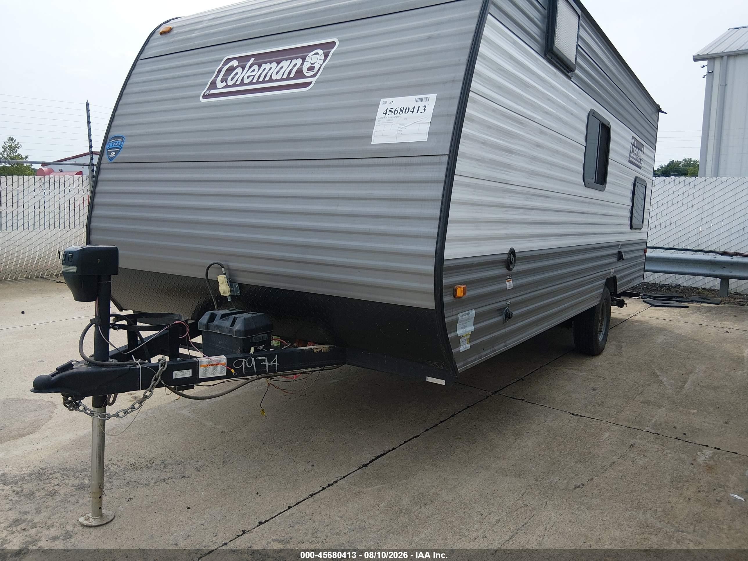2024 Coleman 17b VIN 4YDTCMG16RM939974 IAAI salvage auction — Water/Flood, Junk (Missouri), sold $100 on 2026-09-29 (photo 2)