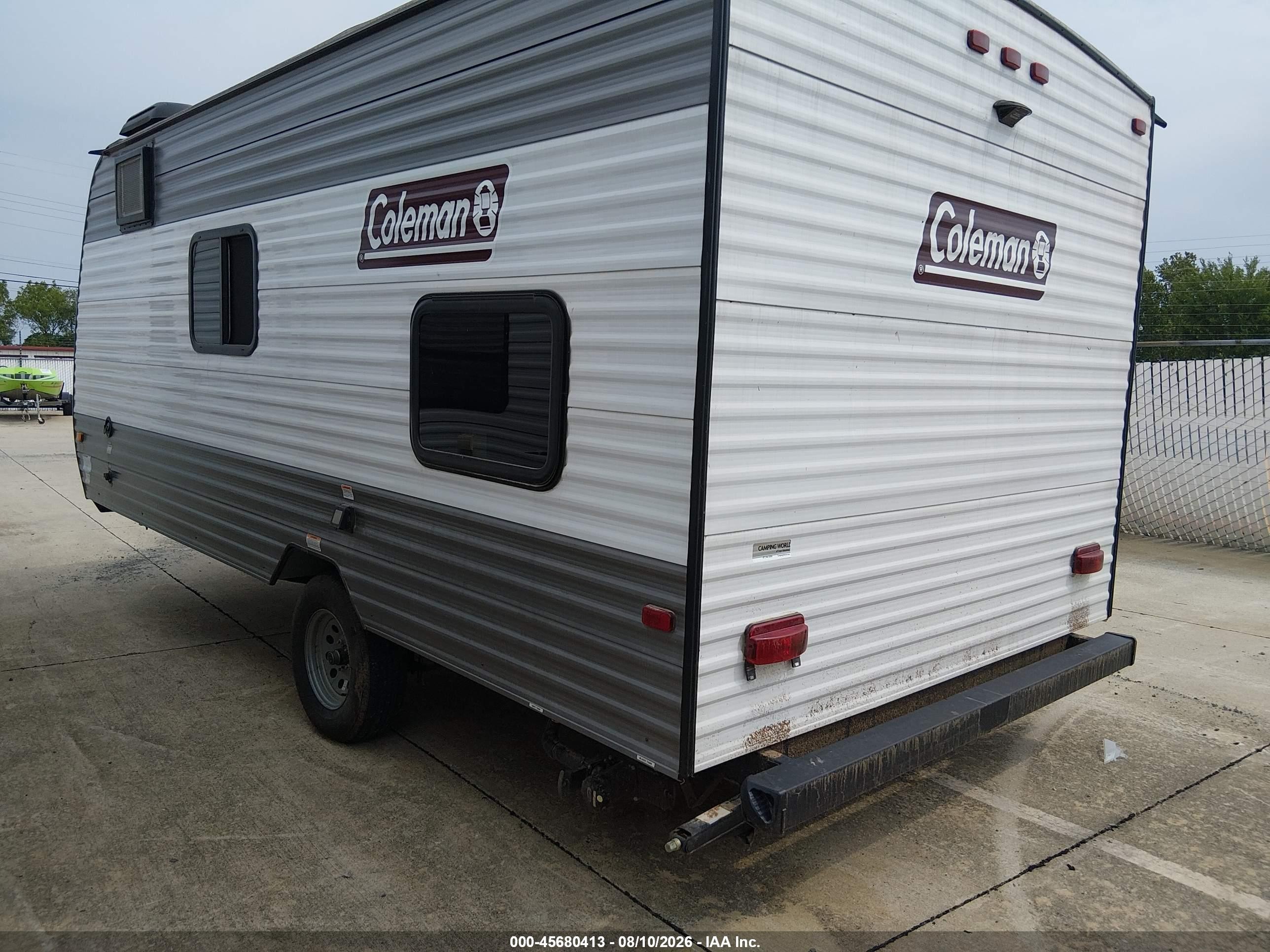 2024 Coleman 17b VIN 4YDTCMG16RM939974 IAAI salvage auction — Water/Flood, Junk (Missouri), sold $100 on 2026-09-29 (photo 3)