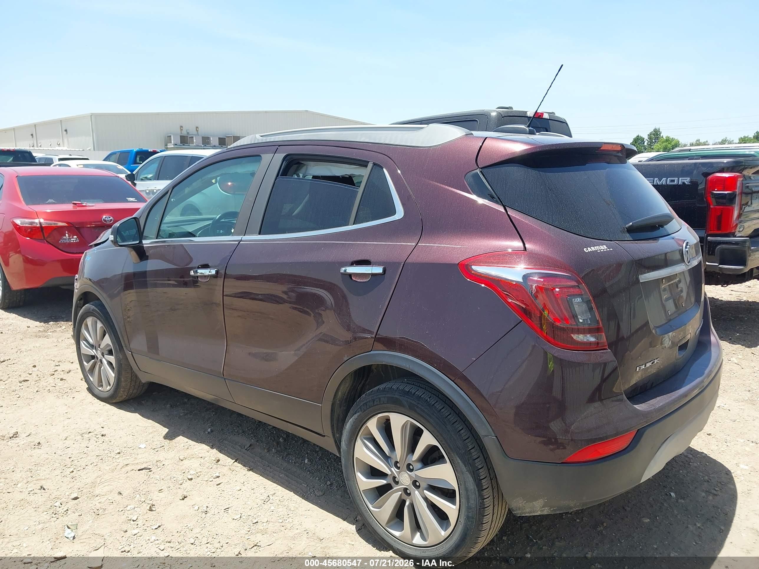 2018 Buick Encore VIN KL4CJASB1JB585069 IAAI salvage auction — Front End, Salvage (Texas), sold $1,225 on 2026-09-03 (photo 3)