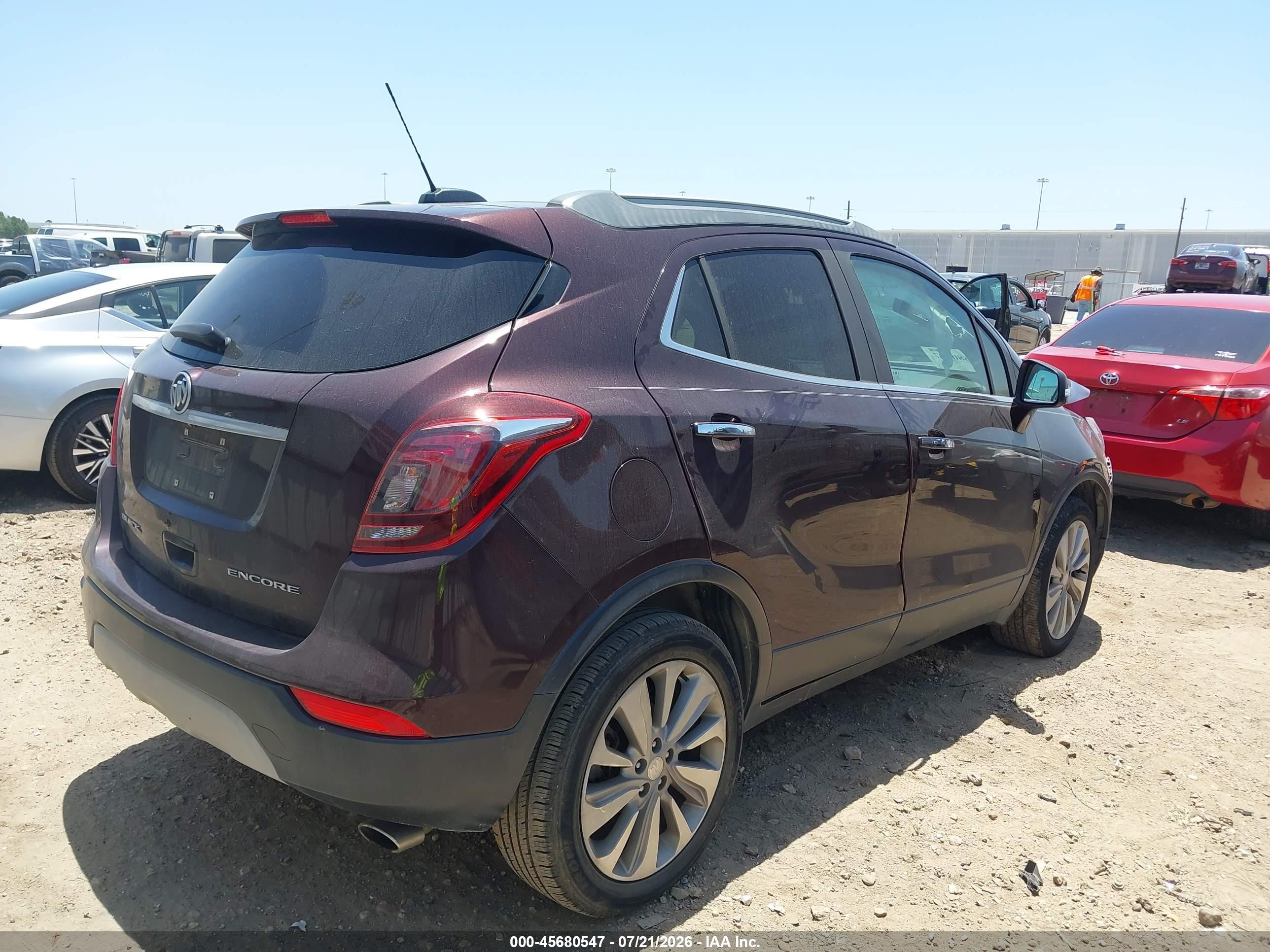 2018 Buick Encore VIN KL4CJASB1JB585069 IAAI salvage auction — Front End, Salvage (Texas), sold $1,225 on 2026-09-03 (photo 4)