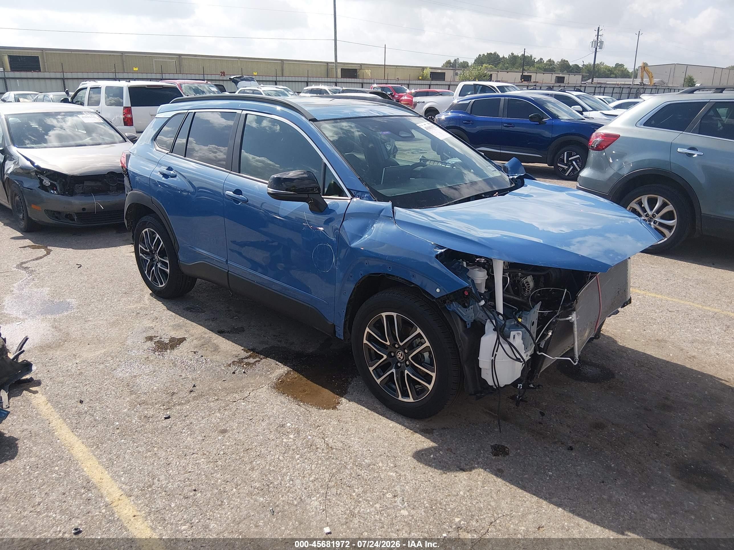 2026 Toyota Corolla Cross VIN 7MUDAAAG6TV188790 — IAAI salvage auction photo