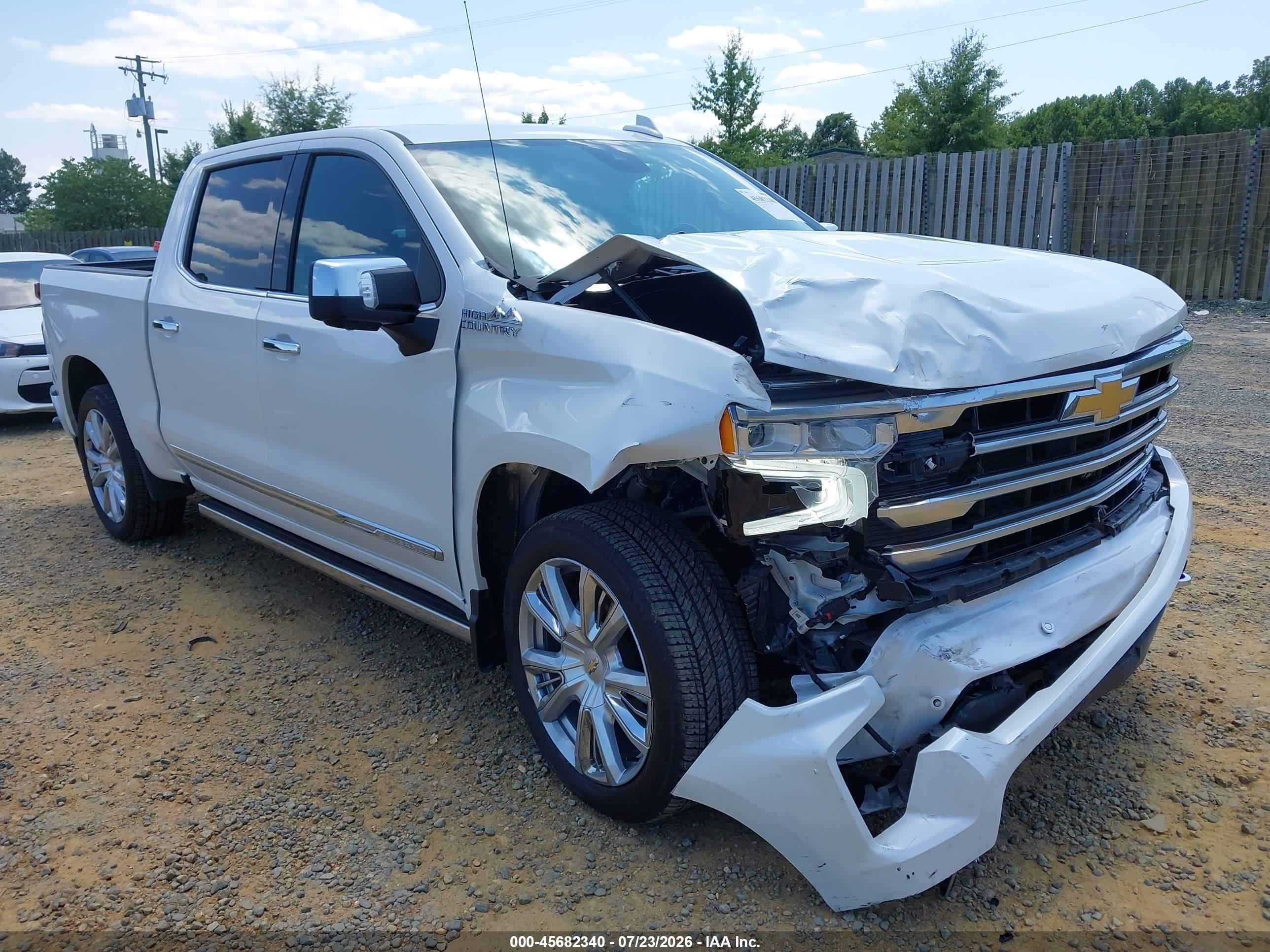 2023 Chevrolet Silverado 1500 VIN 1GCUDJE88PZ279231 — IAAI salvage auction photo