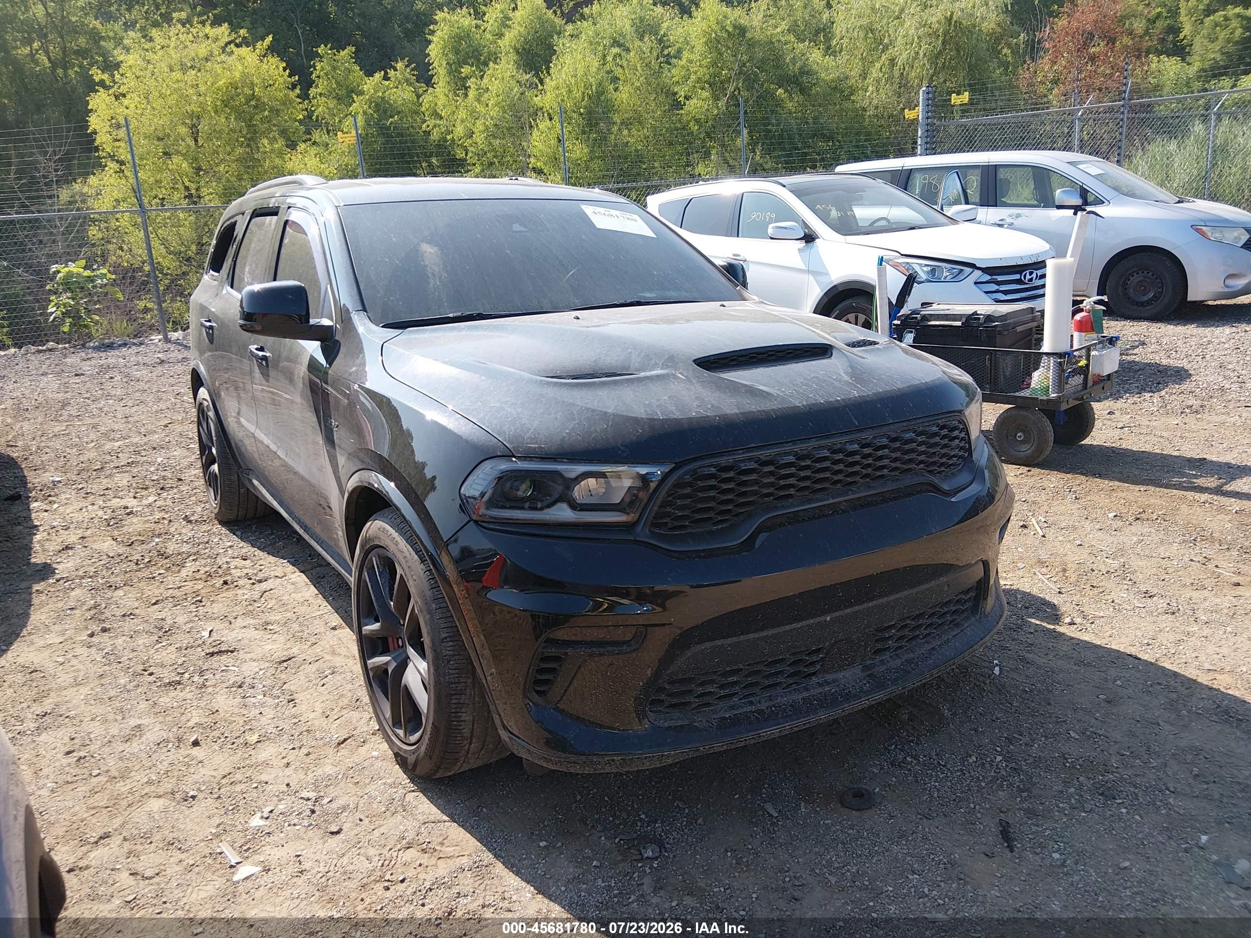 2022 Dodge Durango VIN 1C4SDJGJ1NC223798 IAAI salvage auction — Theft, Salvage (Illinois), sold $24,500 on 2026-08-22 (photo 1)