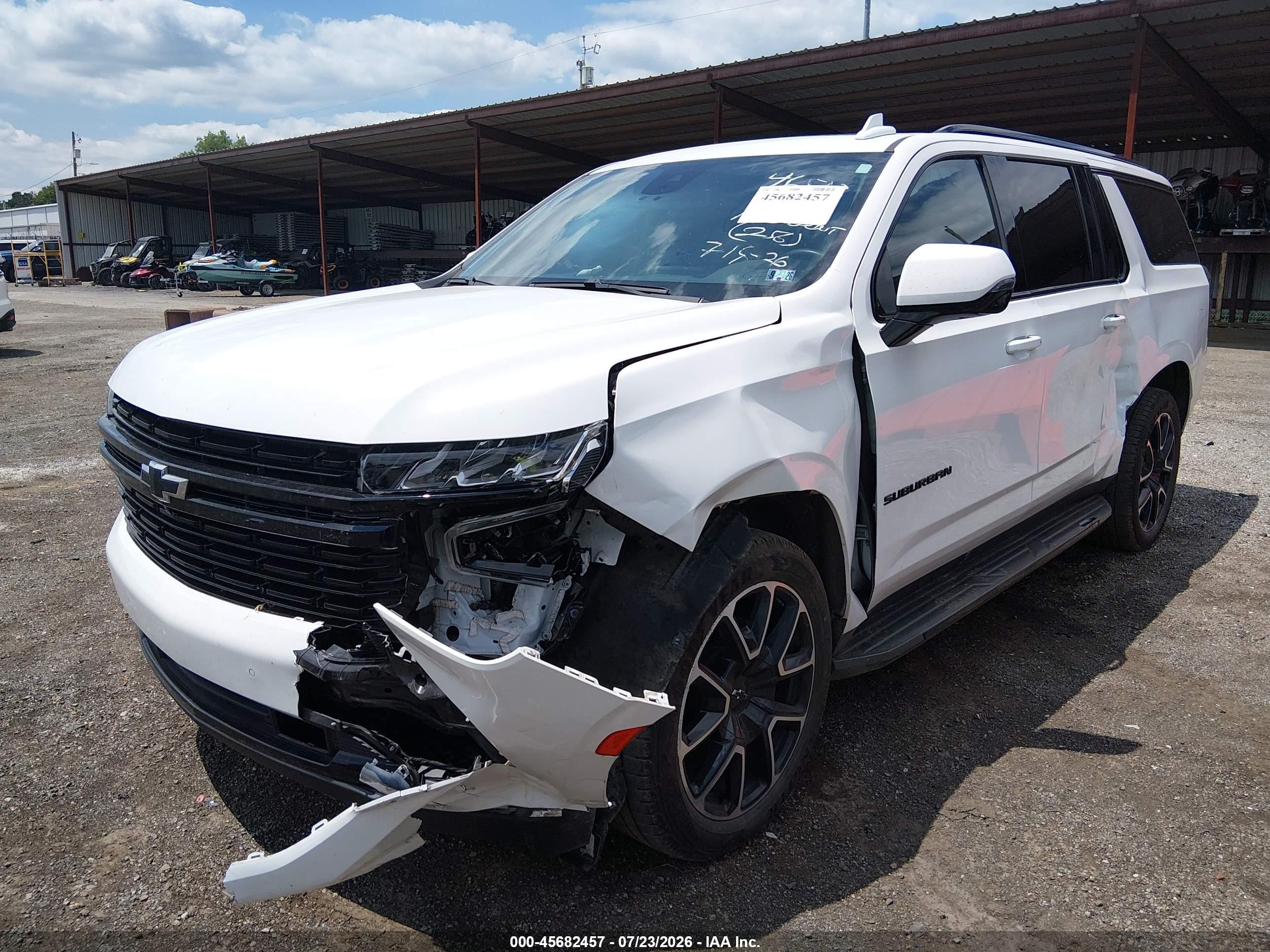 2024 Chevrolet Suburban VIN 1GNSKEKD0RR143093 IAAI salvage auction — Unknown, Salvage (Ohio), sold $21,600 on 2026-09-16 (photo 2)