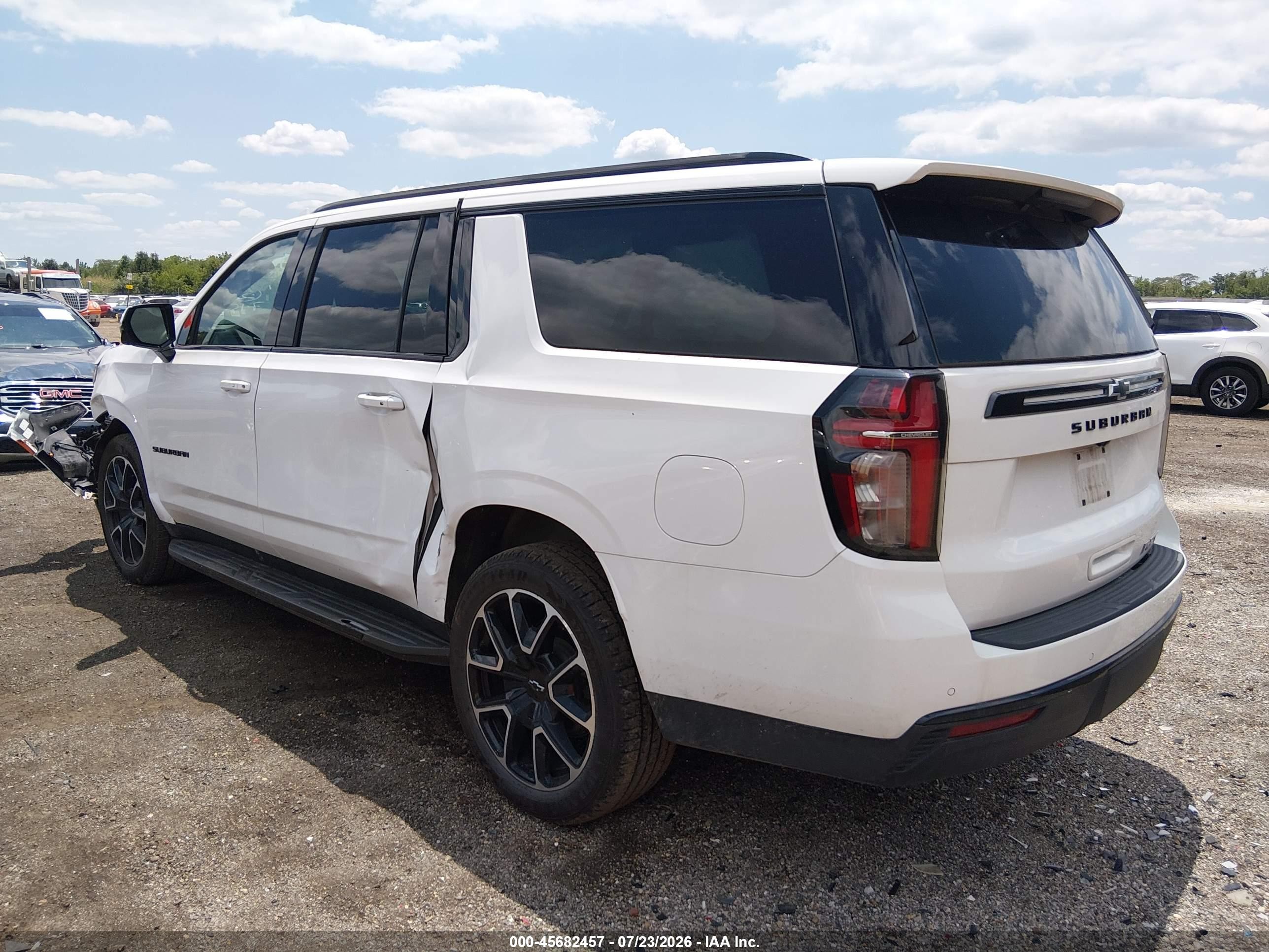 2024 Chevrolet Suburban VIN 1GNSKEKD0RR143093 IAAI salvage auction — Unknown, Salvage (Ohio), sold $21,600 on 2026-09-16 (photo 3)