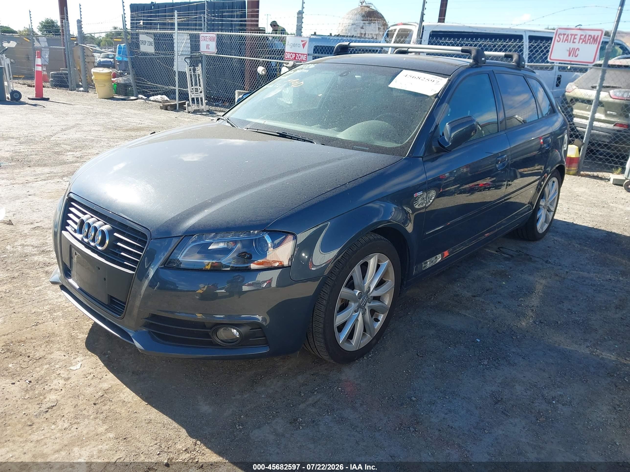 2013 Audi A3 VIN WAUMFAFM9DA026304 IAAI salvage auction — Unknown, Salvage (California), sold $2,850 on 2026-09-25 (photo 2)