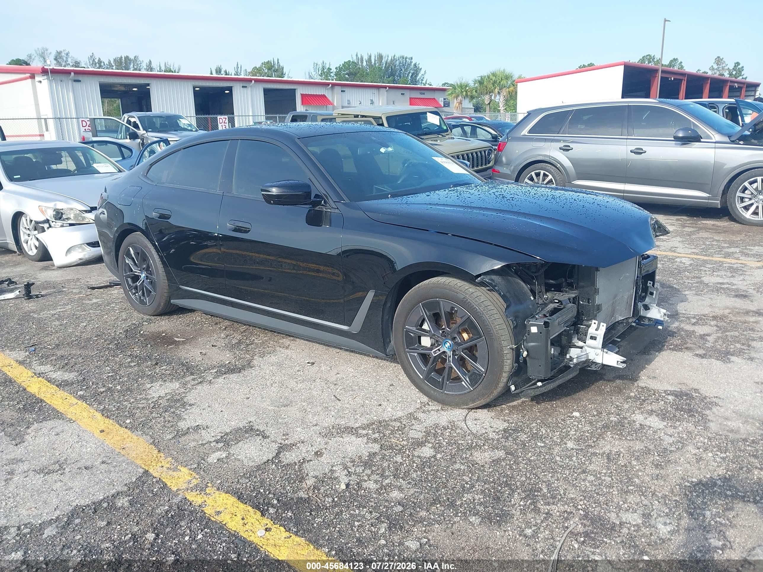 2024 BMW i4 VIN WBY73AW08RFT28357 — IAAI salvage auction photo
