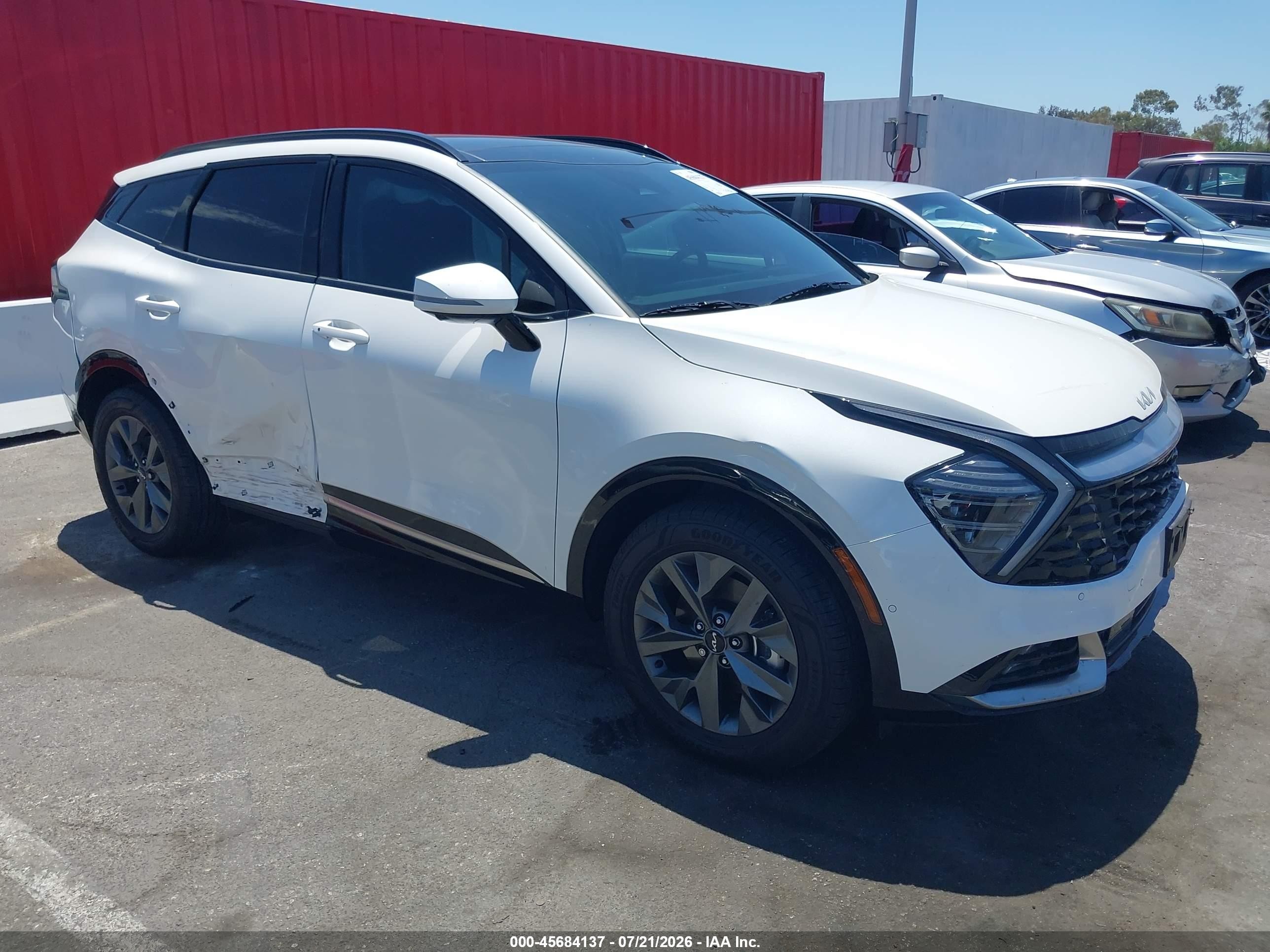 2025 Kia Sportage Hybrid VIN KNDPXCDG7S7209412 — IAAI salvage auction photo