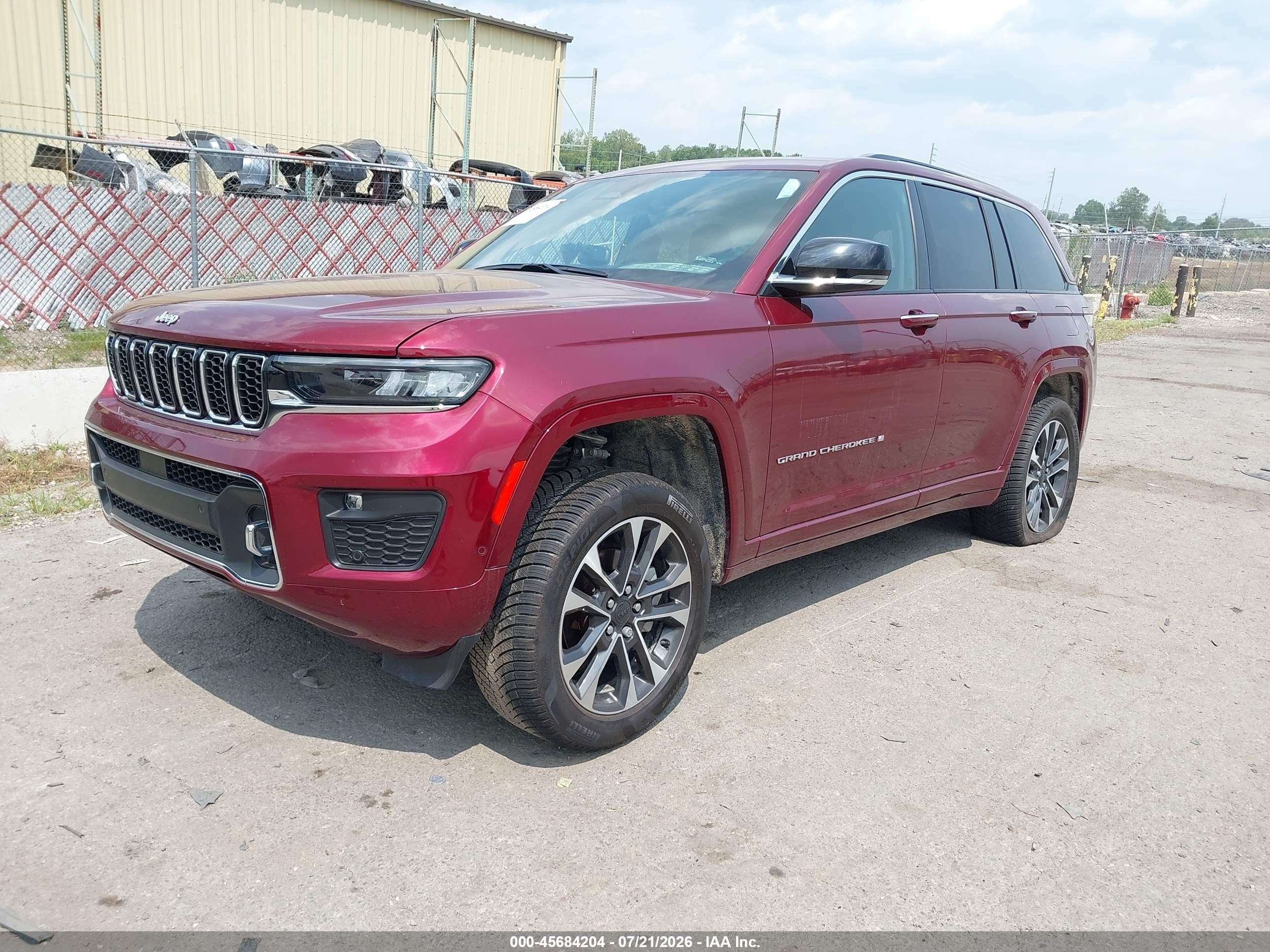 2022 Jeep Grand Cherokee VIN 1C4RJHDG4N8622149 IAAI salvage auction — Rear End, Scrap (Michigan), sold $7,700 on 2026-09-19 (photo 2)
