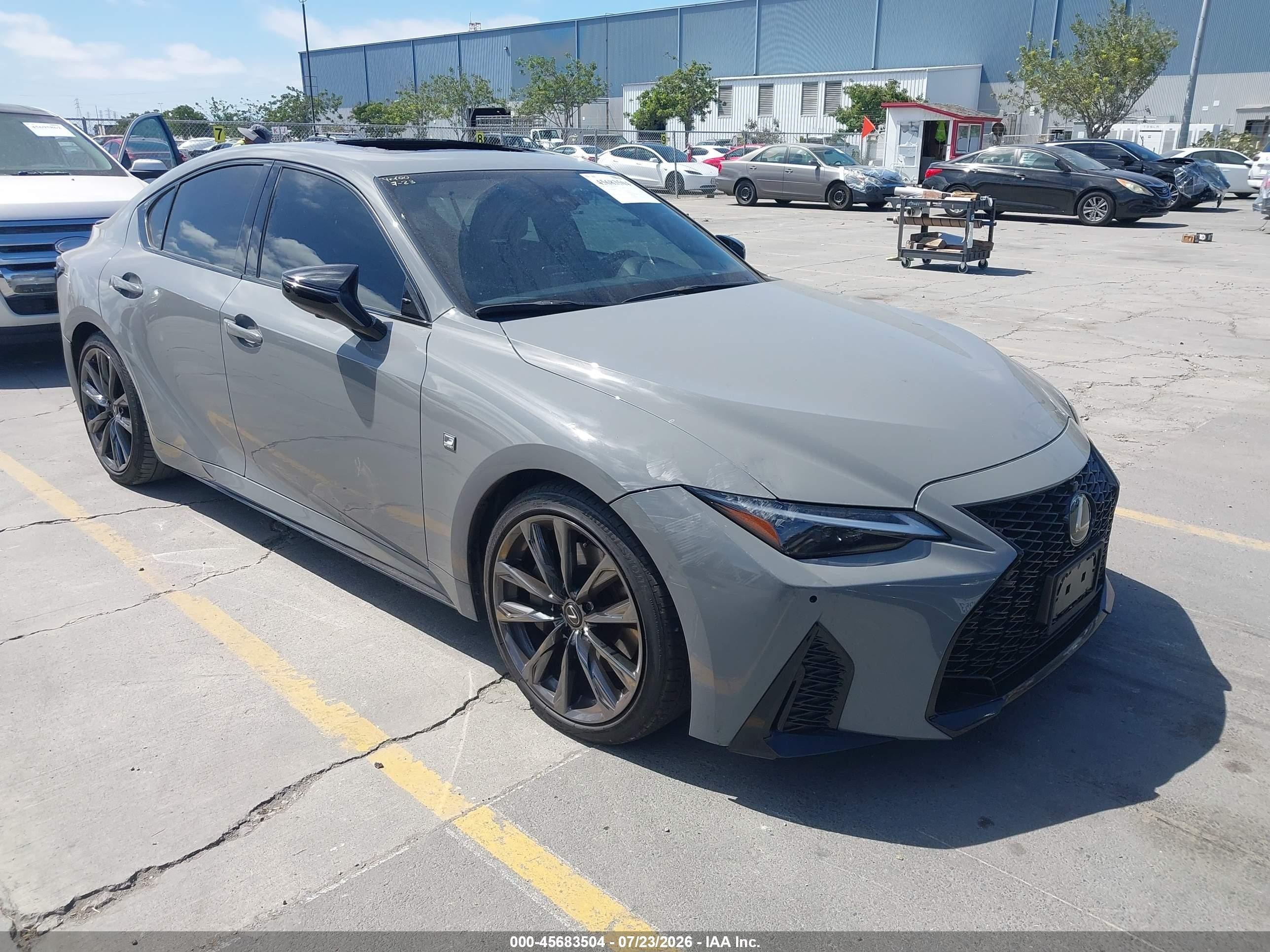 2025 Lexus IS 350 VIN JTHGZ1B22S5088210 — IAAI salvage auction photo