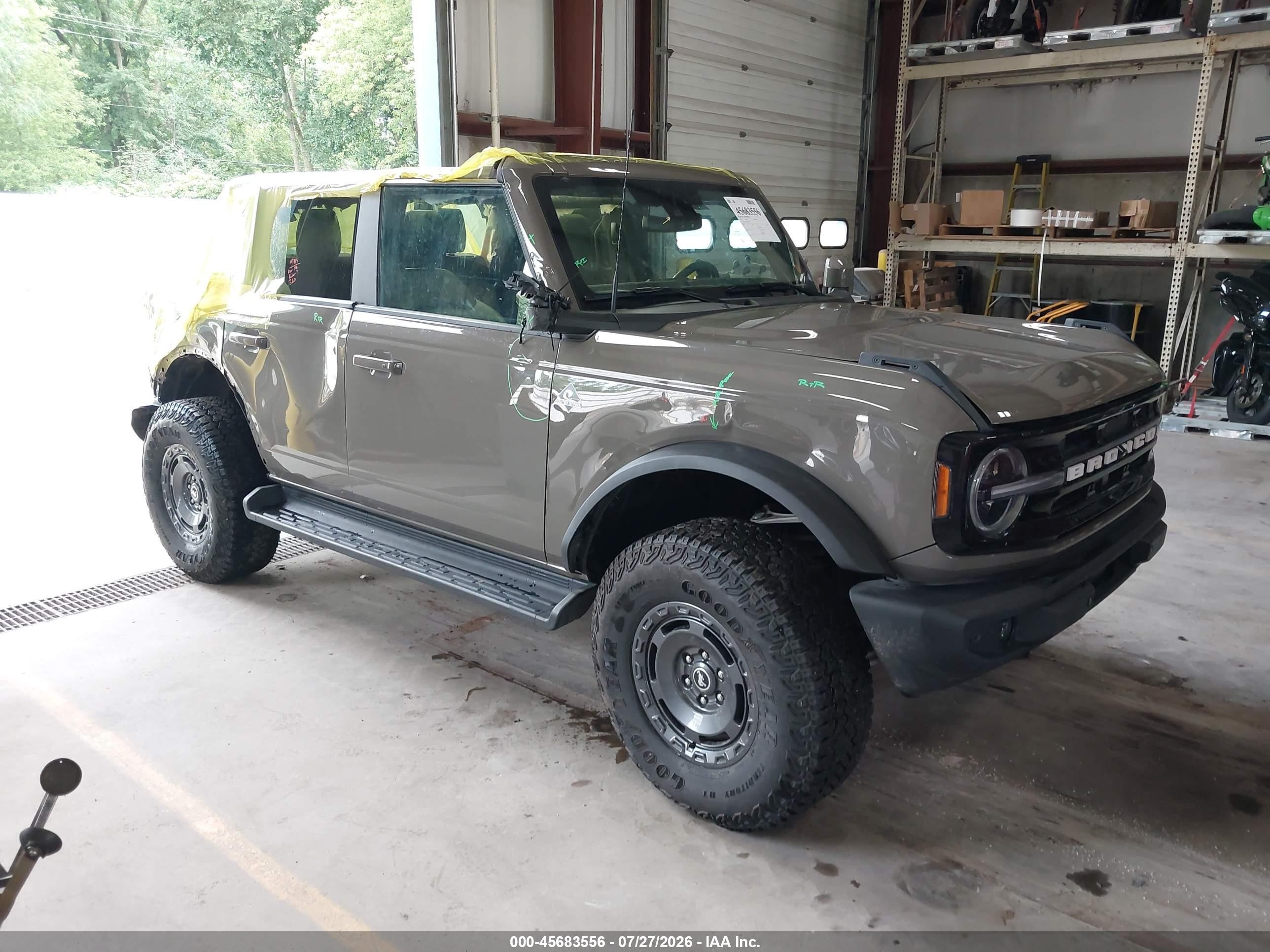 2025 Ford Bronco VIN 1FMEE8BP9SLB01258 — IAAI salvage auction photo