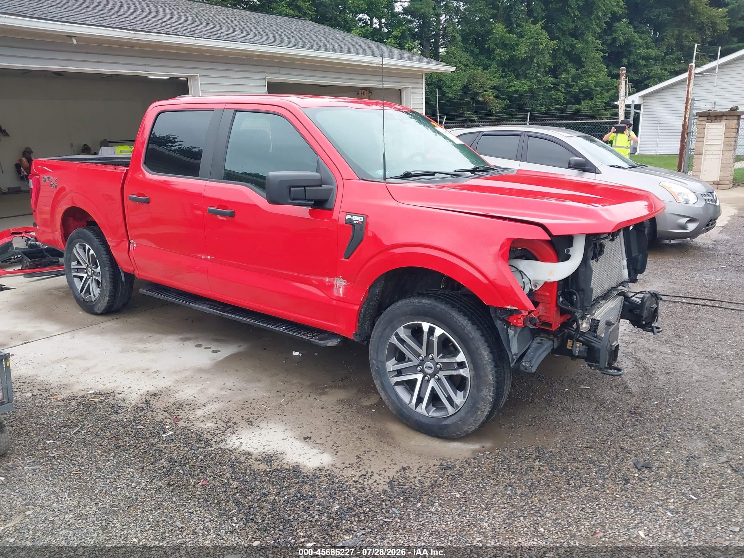 2022 Ford F-150 VIN 1FTEW1EP1NKD35764 — IAAI salvage auction photo