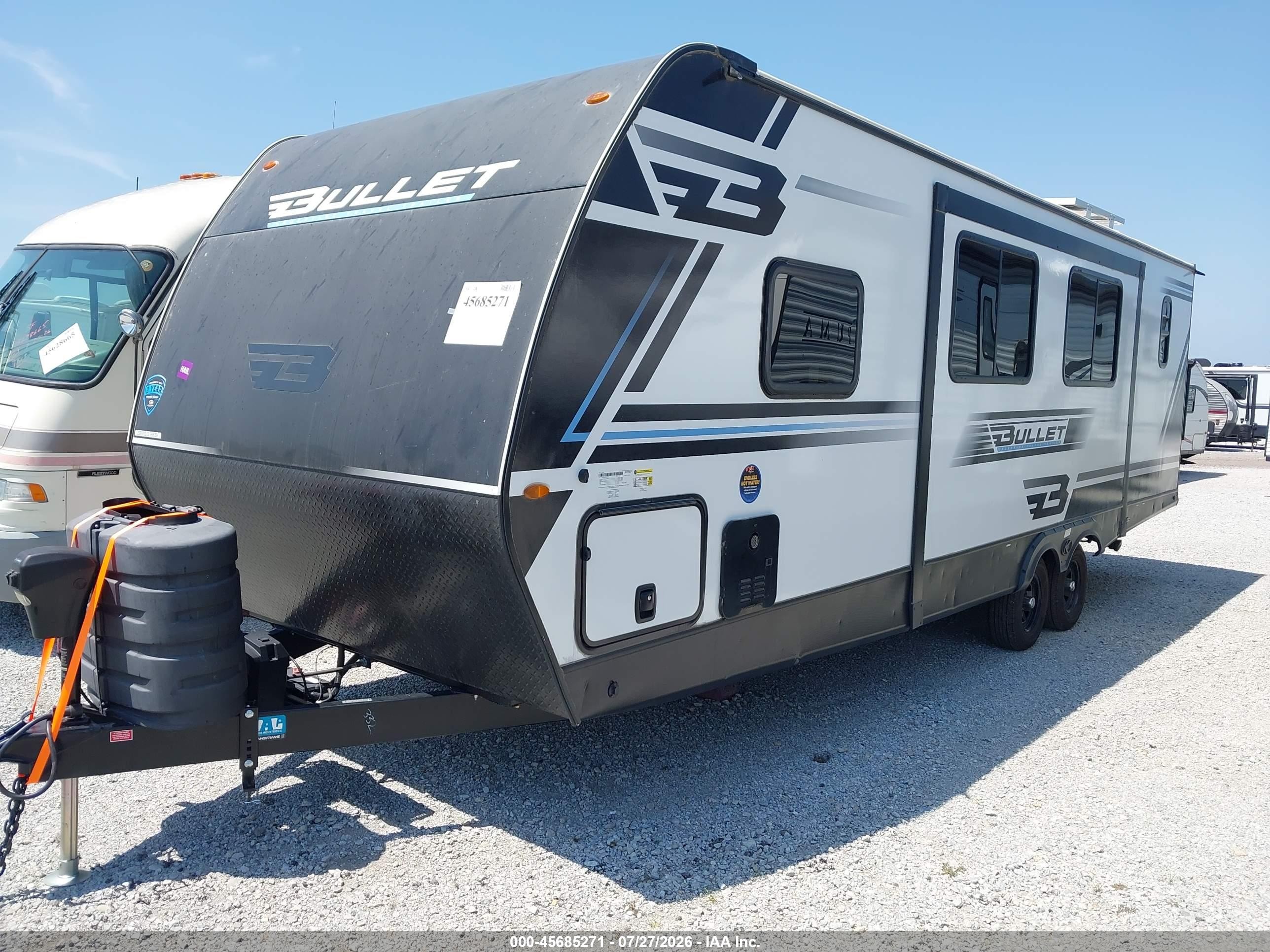 2025 Keystone Rv Bullet VIN 4YDTBLM27SD430332 IAAI salvage auction — Hail, Certificate Of Title (Nebraska), sold $7,900 on 2026-09-18 (photo 2)