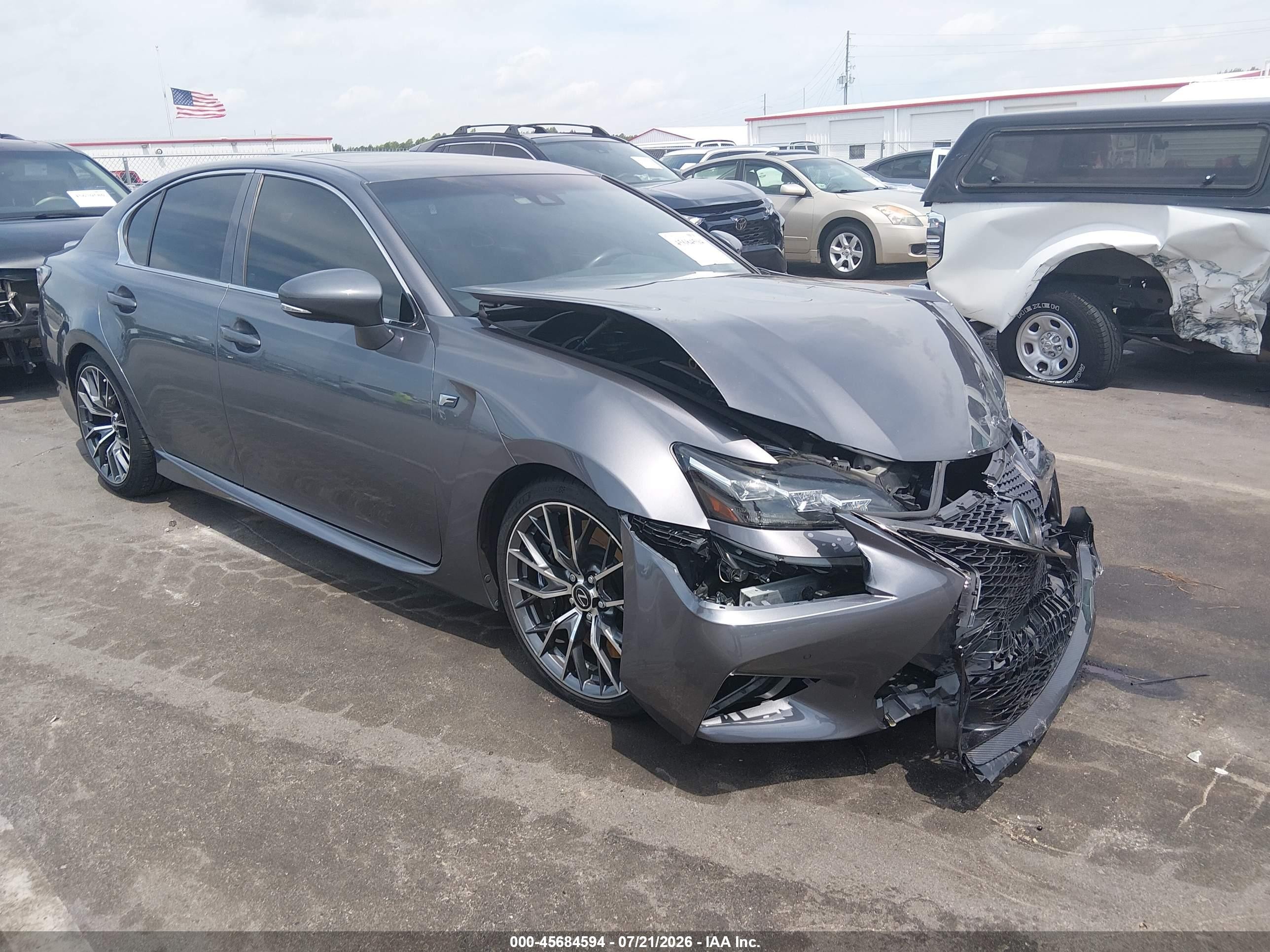 2016 Lexus GS VIN JTHBP1BL9GA000888 — IAAI salvage auction photo