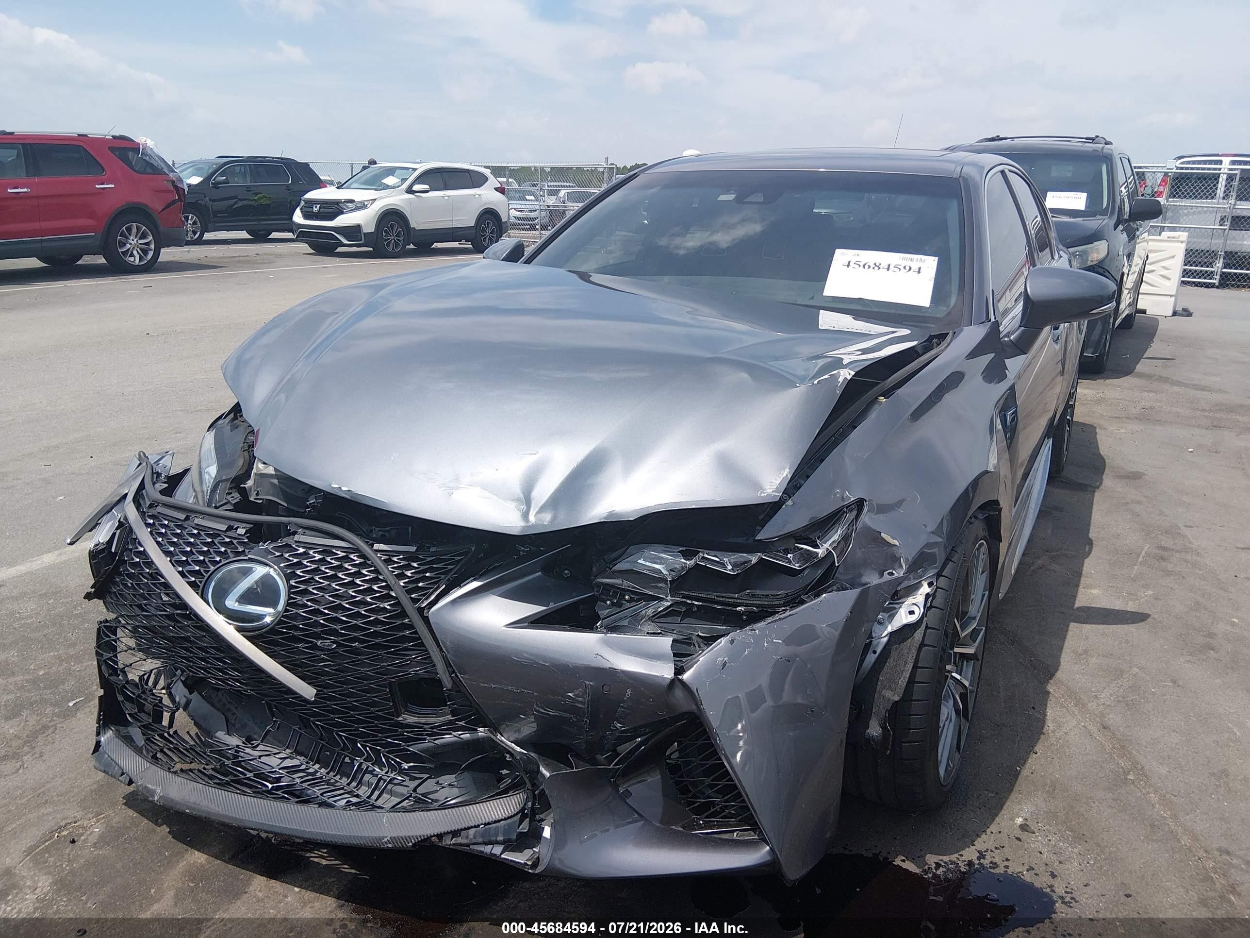 2016 Lexus GS VIN JTHBP1BL9GA000888 IAAI salvage auction — Front End, Salvage (North Carolina), sold $18,300 on 2026-09-09 (photo 6)