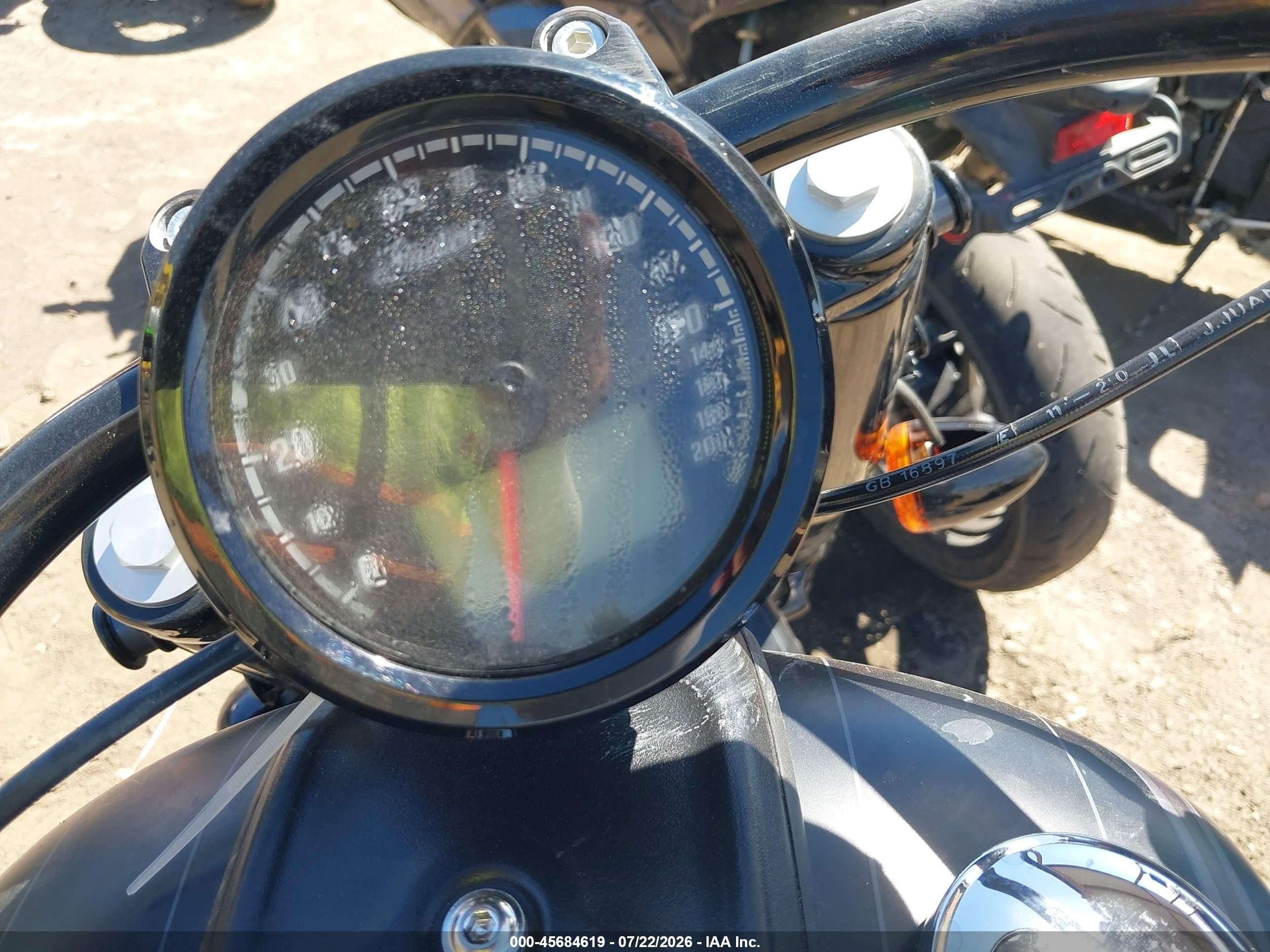 2022 Indian Motorcycle Co. Super Chief VIN 56KDBBAG9N3004874 IAAI salvage auction — Front End, Salvage (California), sold $2,575 on 2026-09-22 (photo 7)
