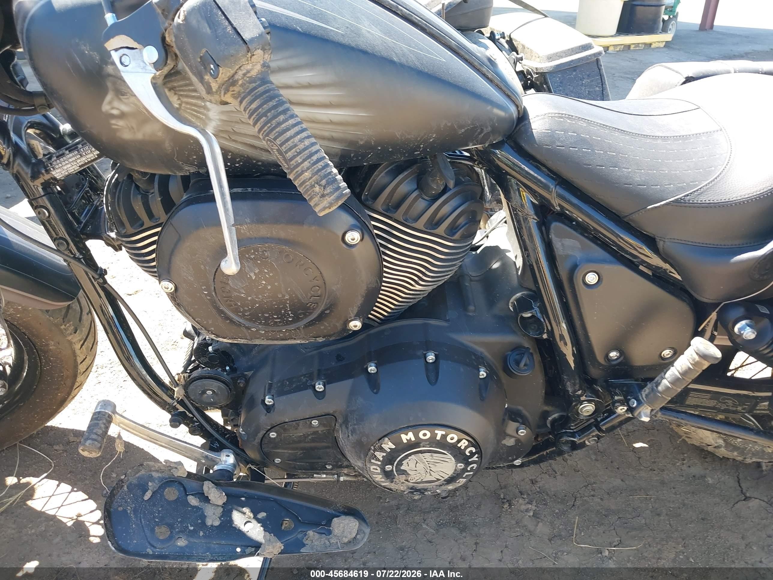 2022 Indian Motorcycle Co. Super Chief VIN 56KDBBAG9N3004874 IAAI salvage auction — Front End, Salvage (California), sold $2,575 on 2026-09-22 (photo 9)