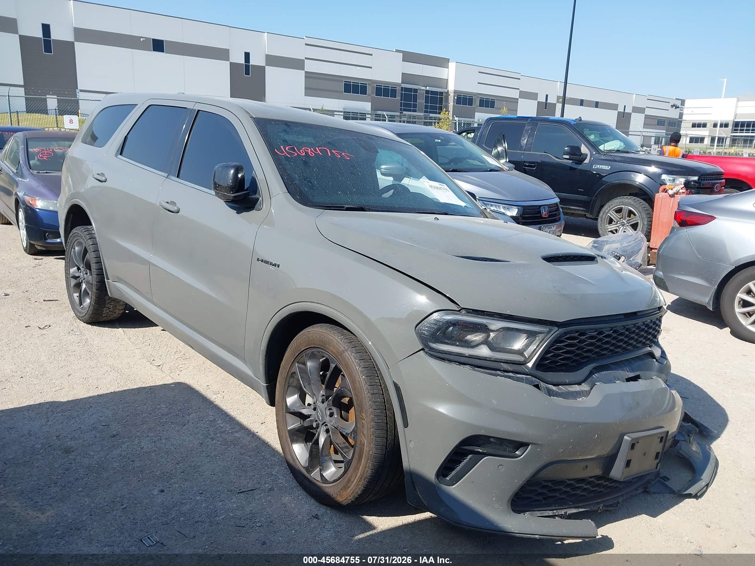 2021 Dodge Durango VIN 1C4SDHCT8MC519321 — IAAI salvage auction photo