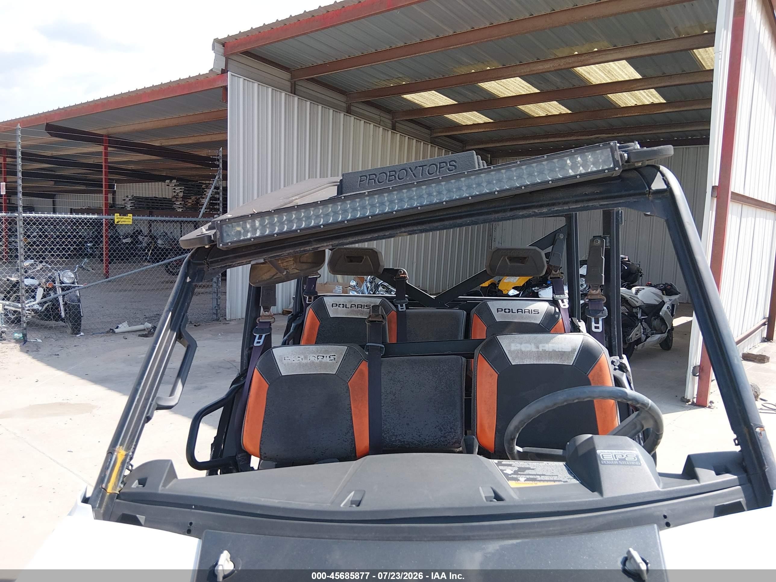 2015 Polaris Ranger VIN 3NSRUZ879FG497781 IAAI salvage auction — Unknown, Salvage (Texas), sold $2,400 on 2026-09-10 (photo 5)