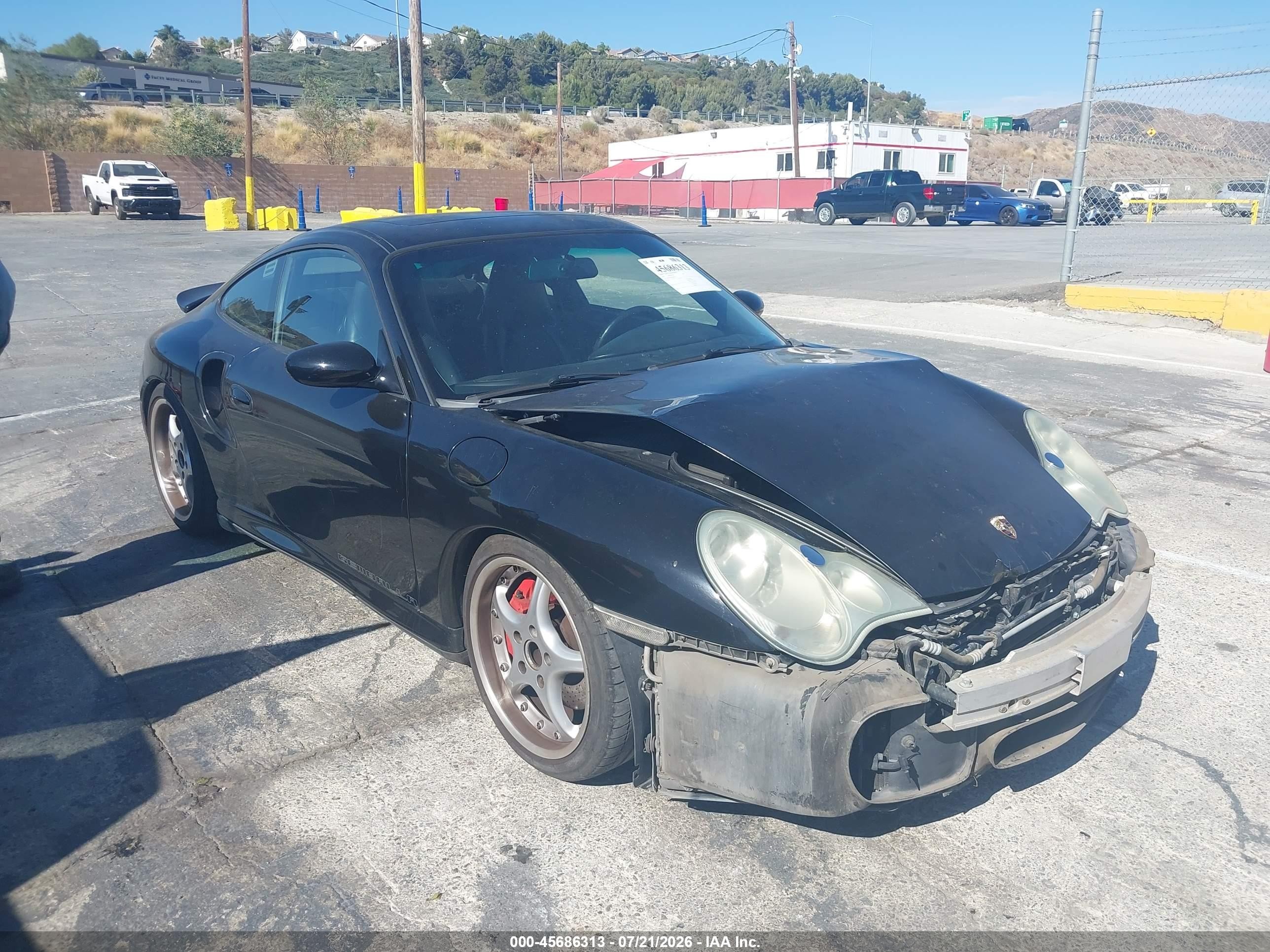 2001 Porsche 911 VIN WP0AB29981S685074 — IAAI salvage auction photo