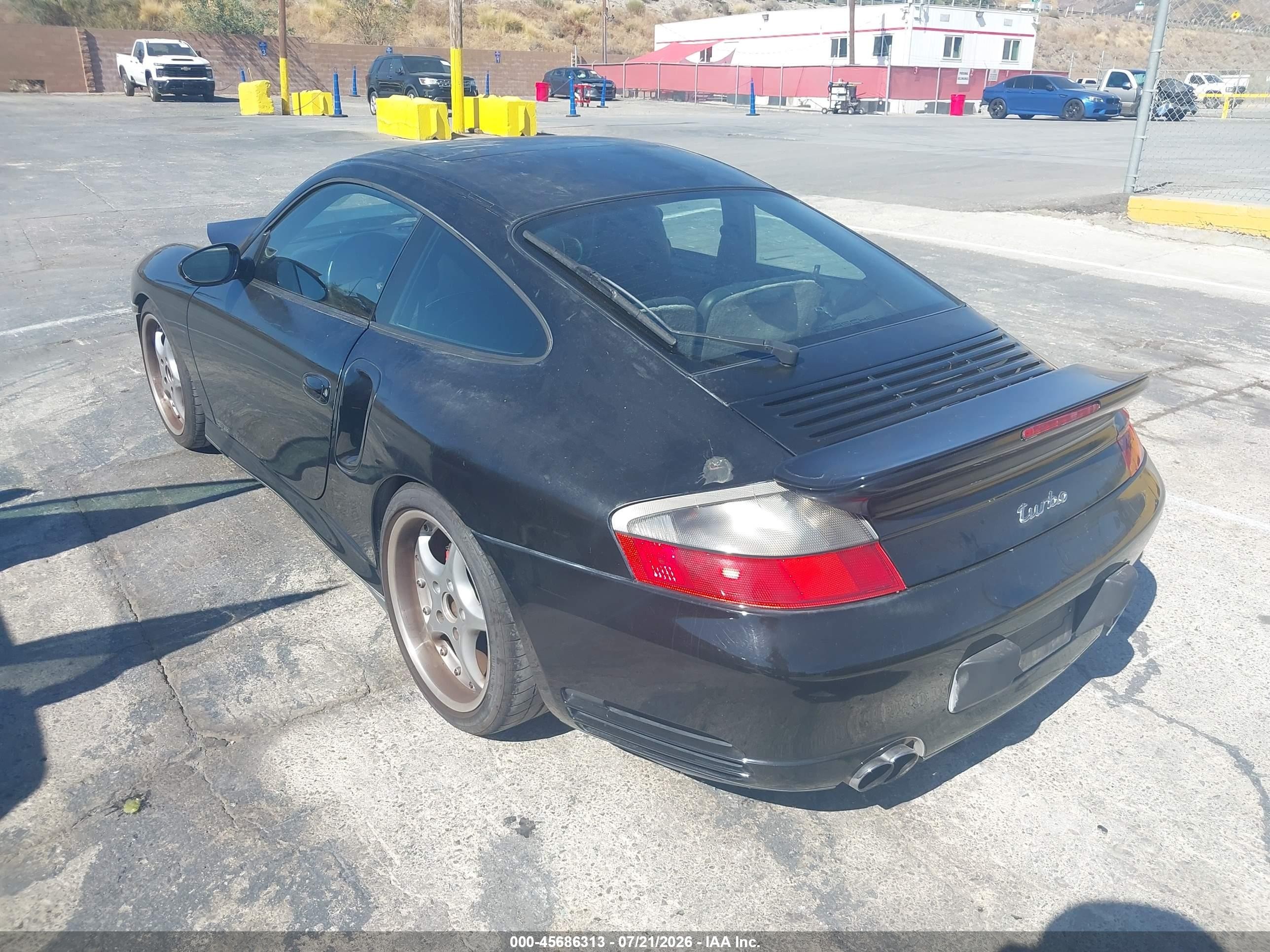 2001 Porsche 911 VIN WP0AB29981S685074 IAAI salvage auction — Front End, Salvage (California), sold $35,750 on 2026-09-11 (photo 3)