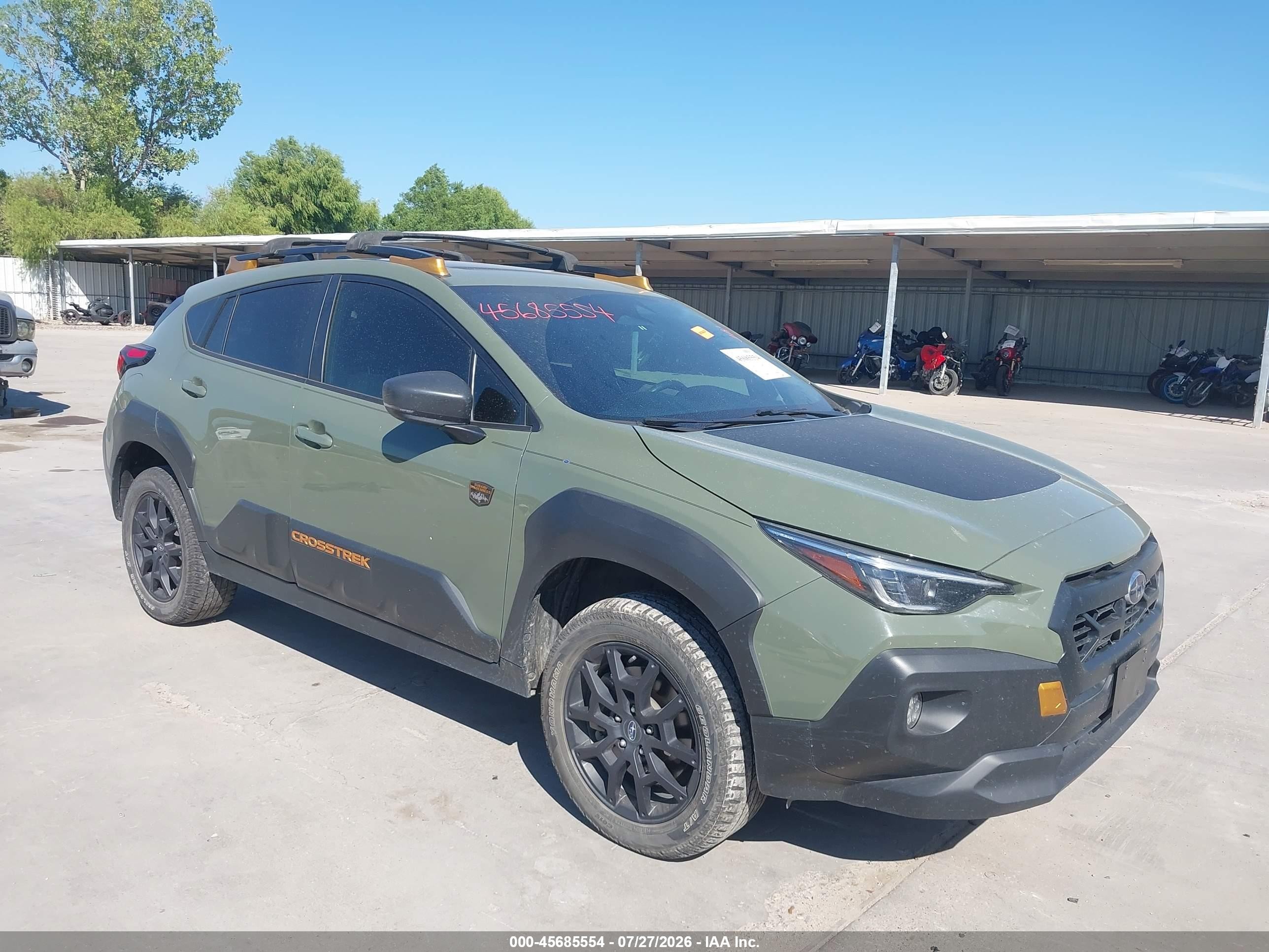 2024 Subaru Crosstrek VIN 4S4GUHU65R3739999 — IAAI salvage auction photo