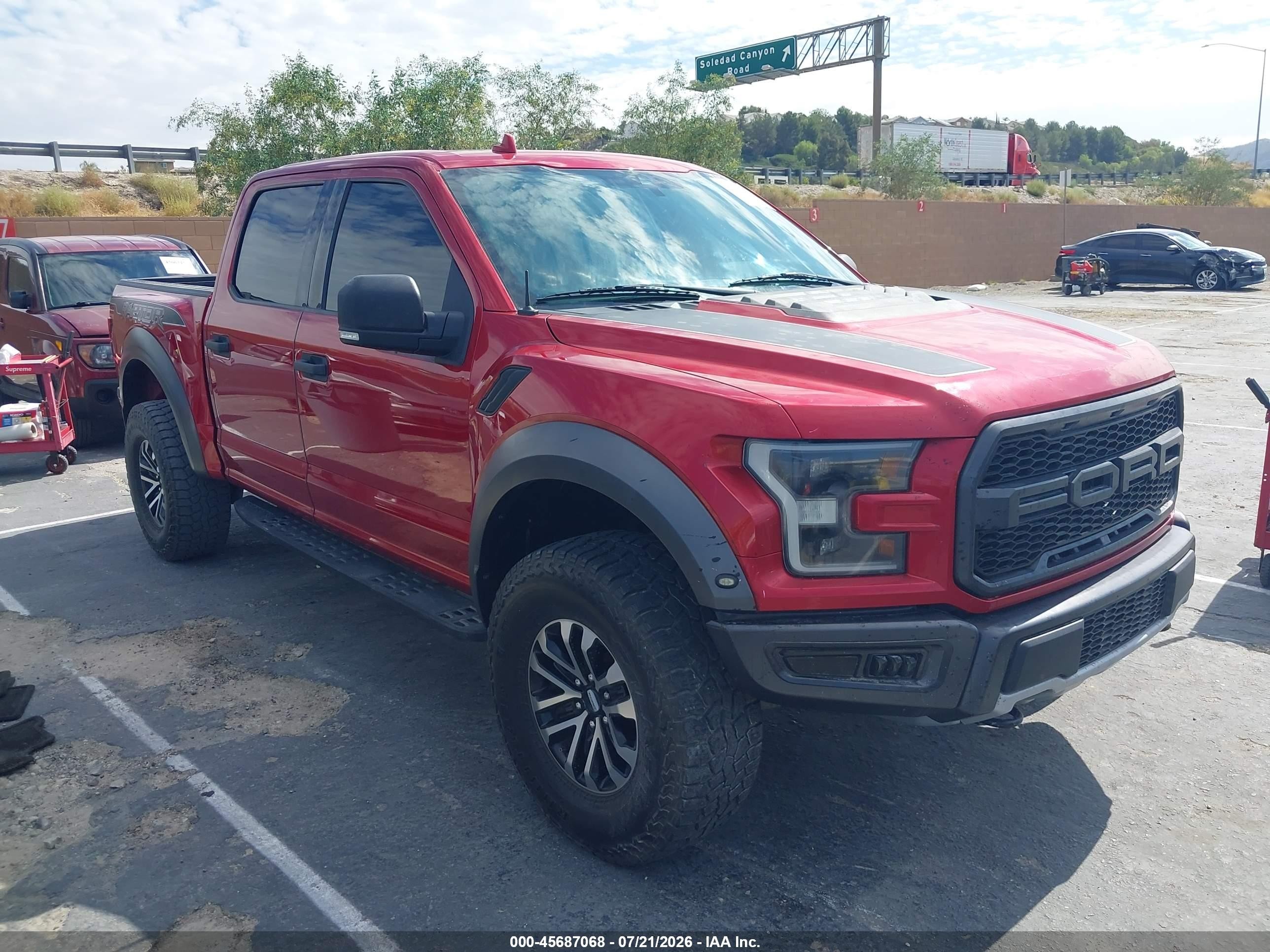 2020 Ford F-150 VIN 1FTFW1RG6LFB13984 — IAAI salvage auction photo