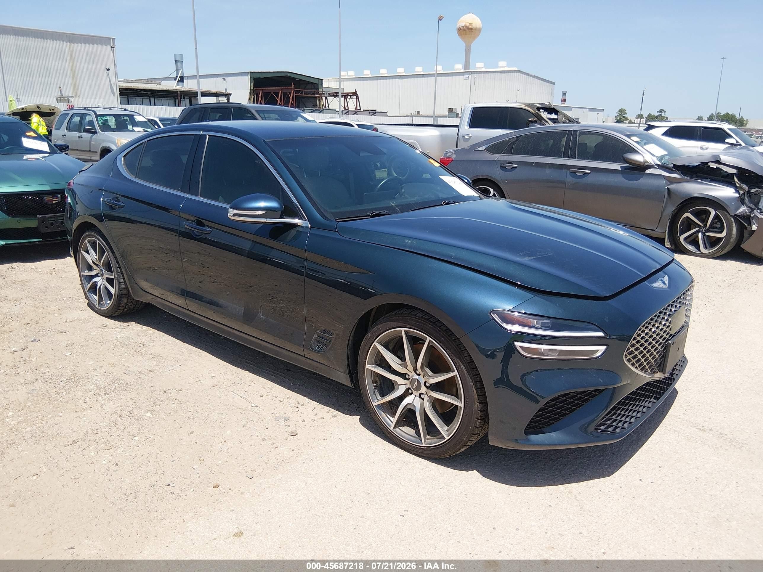 2023 Genesis G70 VIN KMTG34TA3PU124298 — IAAI salvage auction photo