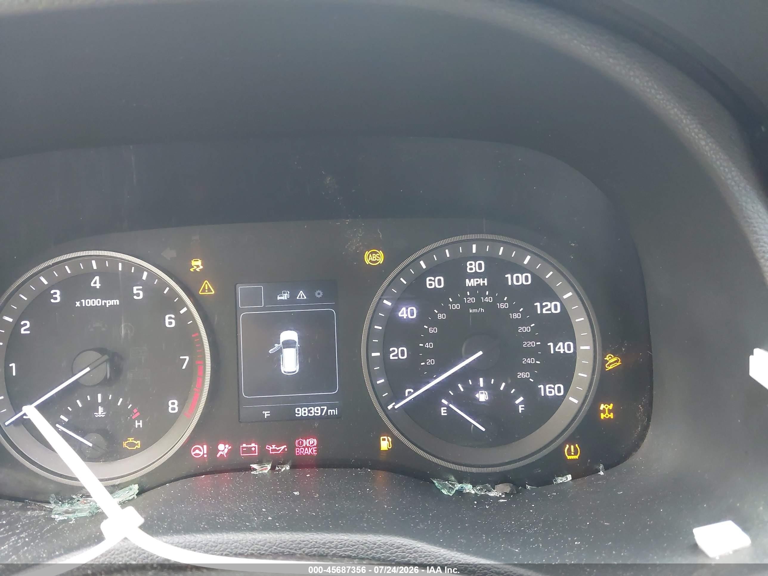 2017 Hyundai Tucson VIN KM8J3CA43HU386573 IAAI salvage auction — Side, Salvage (Georgia), sold $1,950 on 2026-09-08 (photo 7)