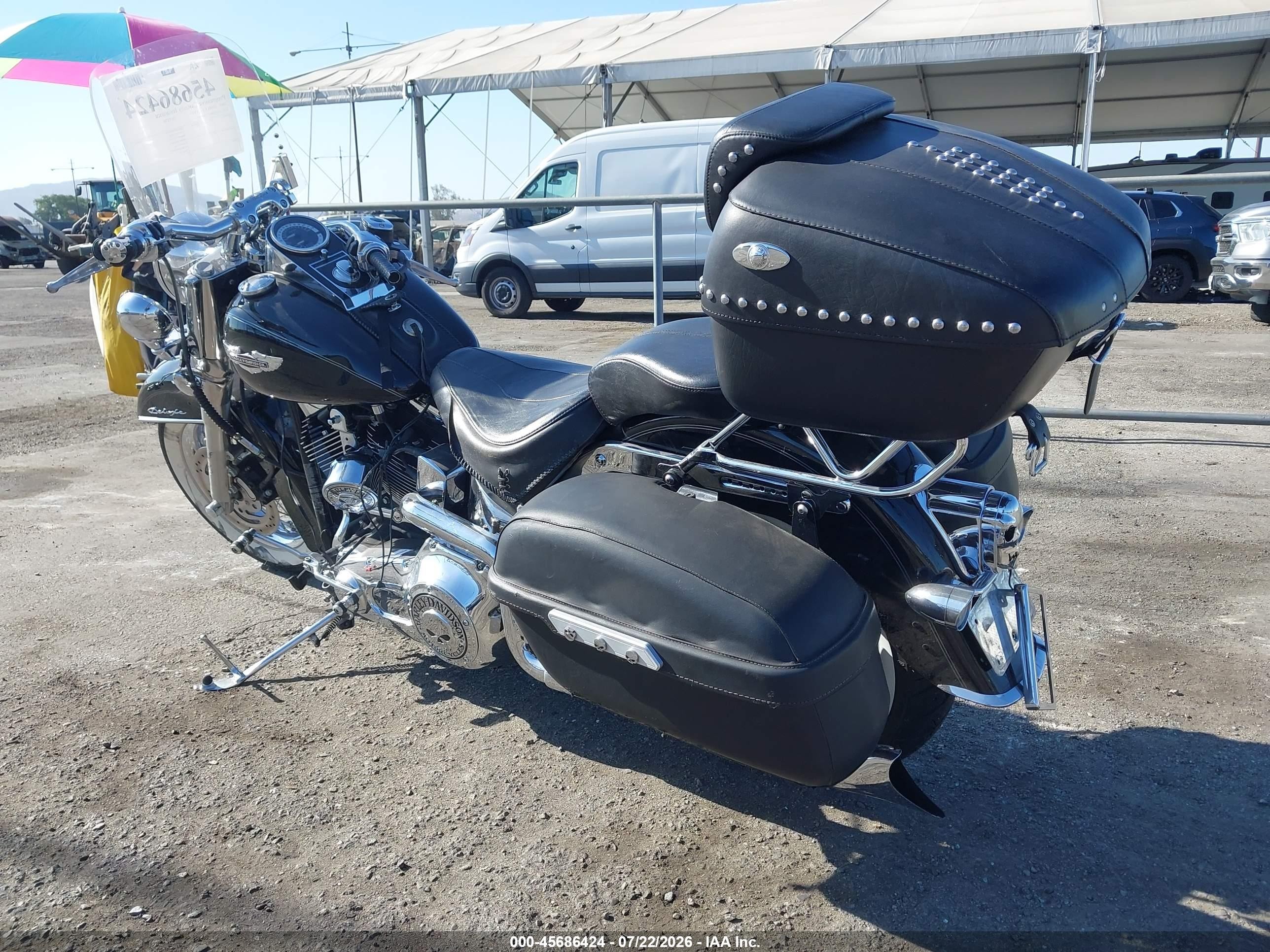 2005 Harley-davidson Flstni VIN 1HD1JDB375Y068593 IAAI salvage auction — Front End, Salvage (California), sold $1,625 on 2026-10-03 (photo 3)