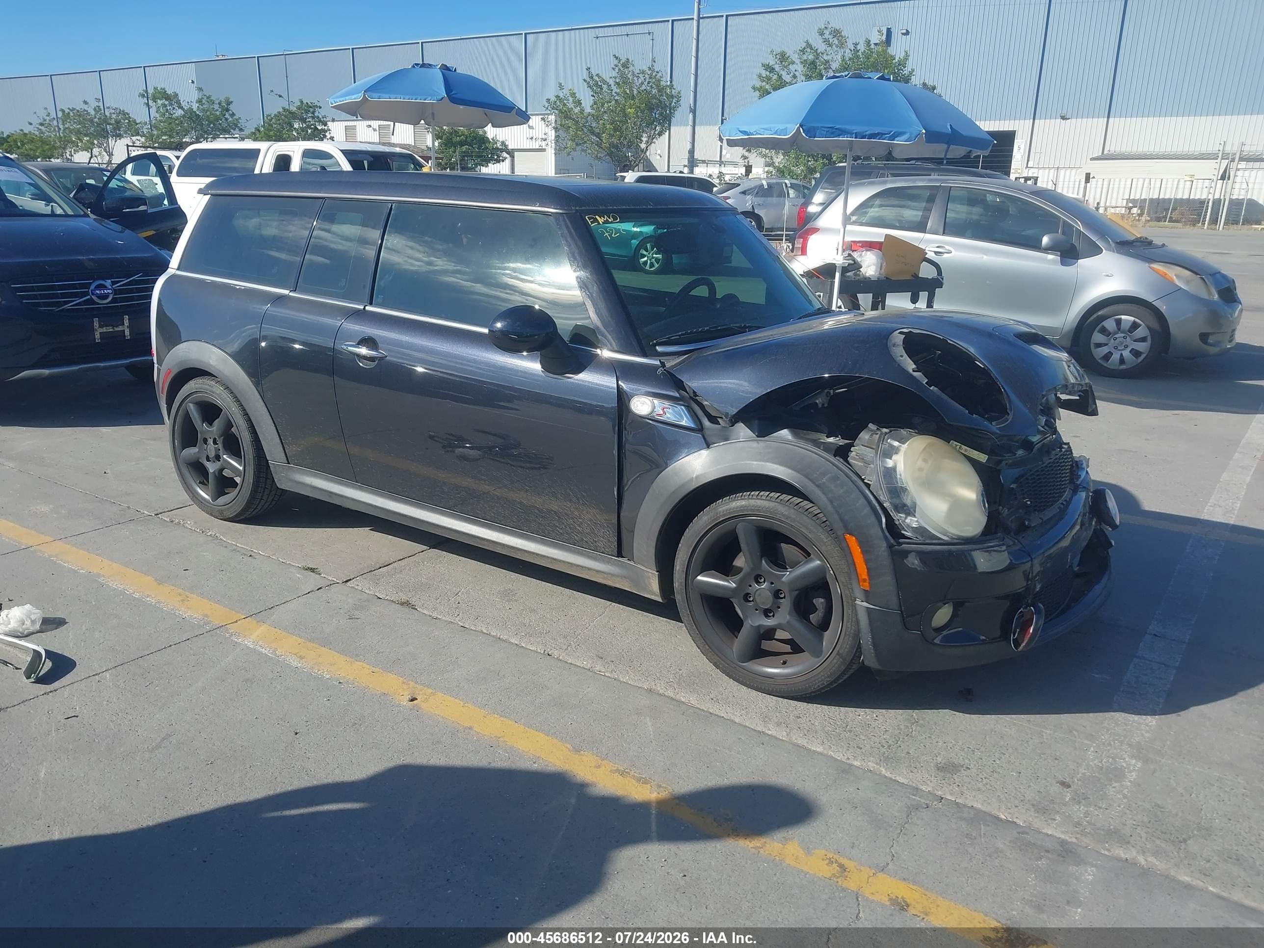 2009 Mini Cooper VIN WMWMM33599TP90745 IAAI salvage auction — Front End, Salvage (California), sold $300 on 2026-09-10 (photo 1)