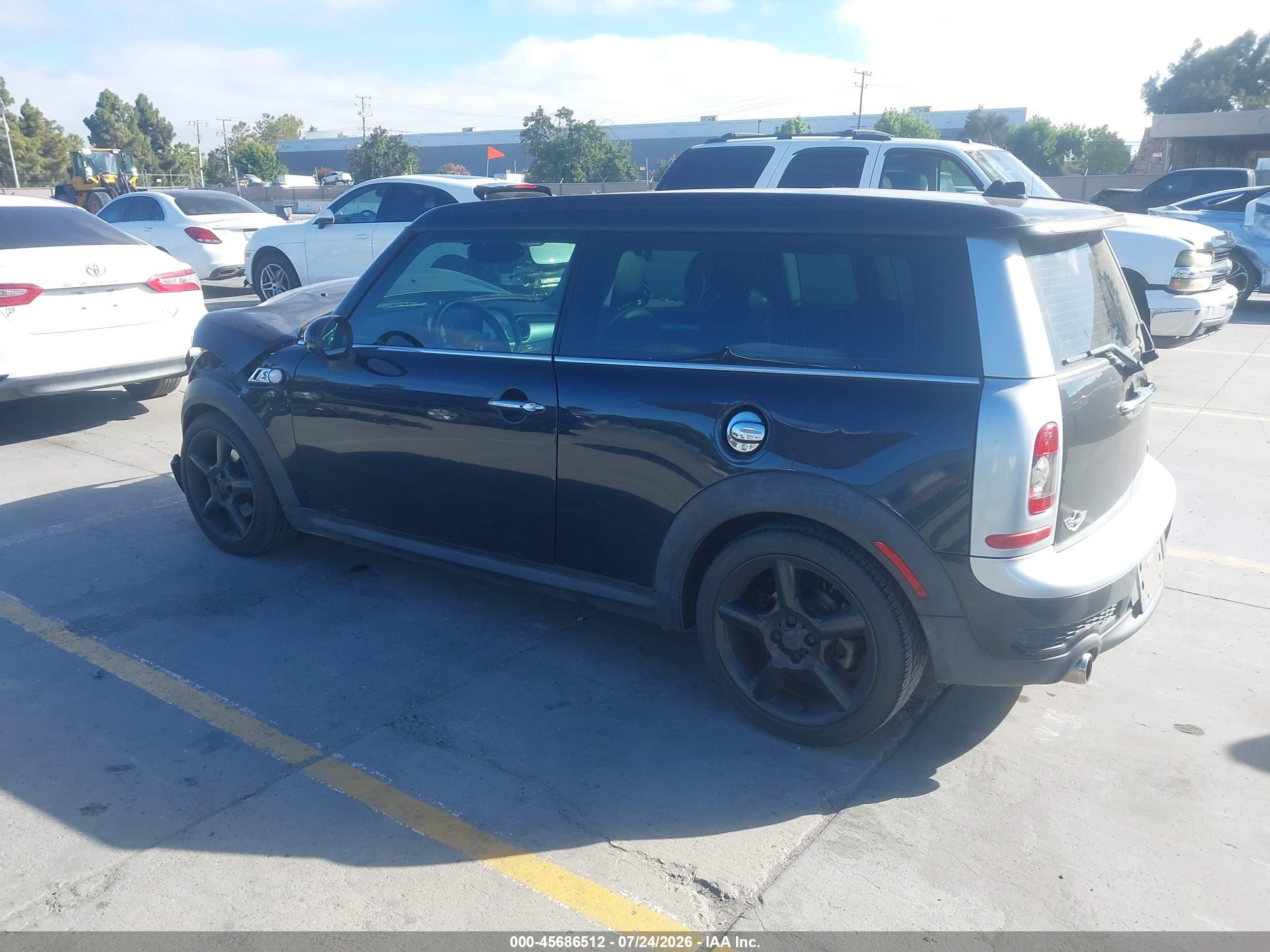 2009 Mini Cooper VIN WMWMM33599TP90745 IAAI salvage auction — Front End, Salvage (California), sold $300 on 2026-09-10 (photo 3)