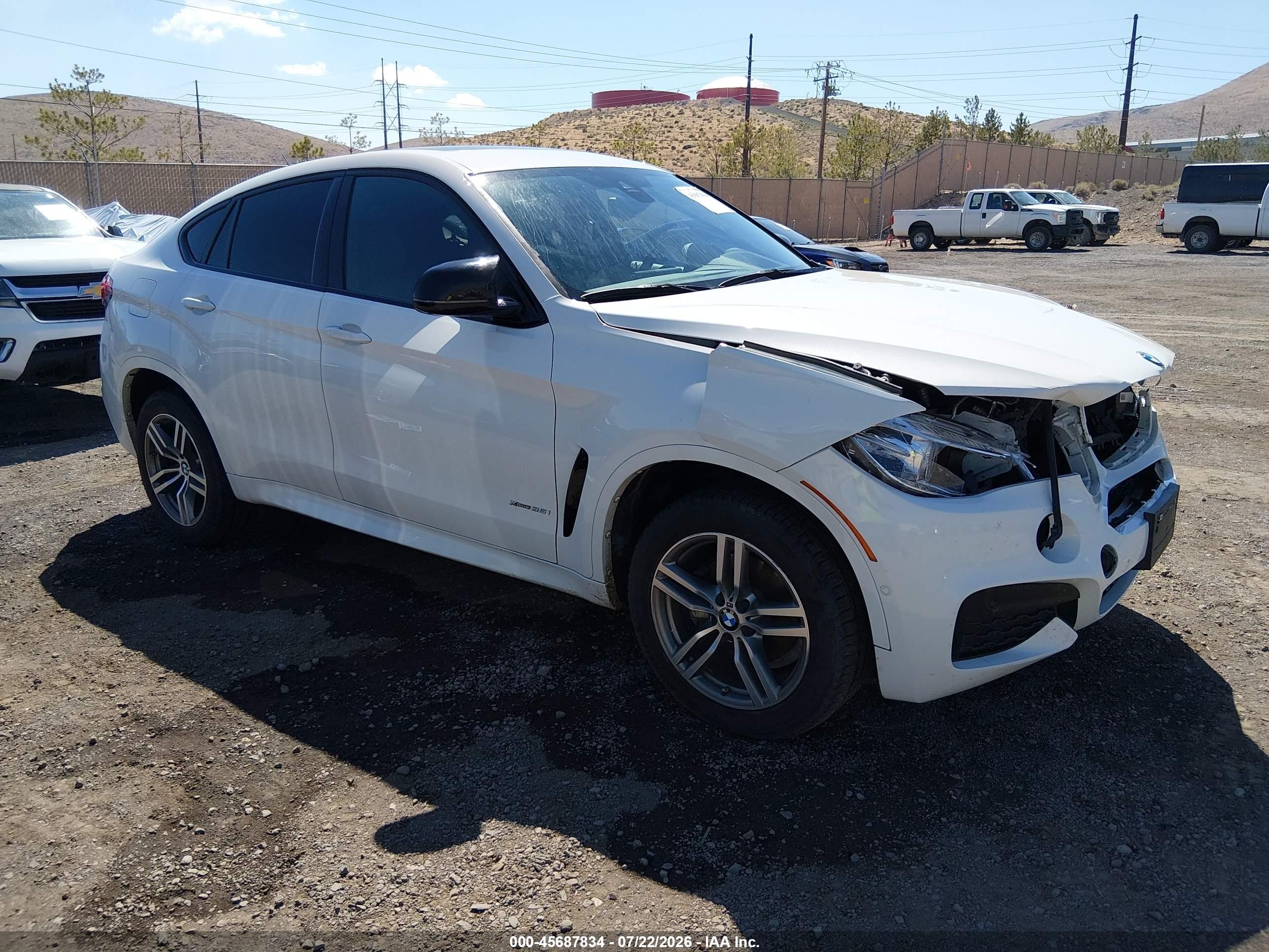 2019 BMW X6 VIN 5UXKU2C56K0Z65818 — IAAI salvage auction photo