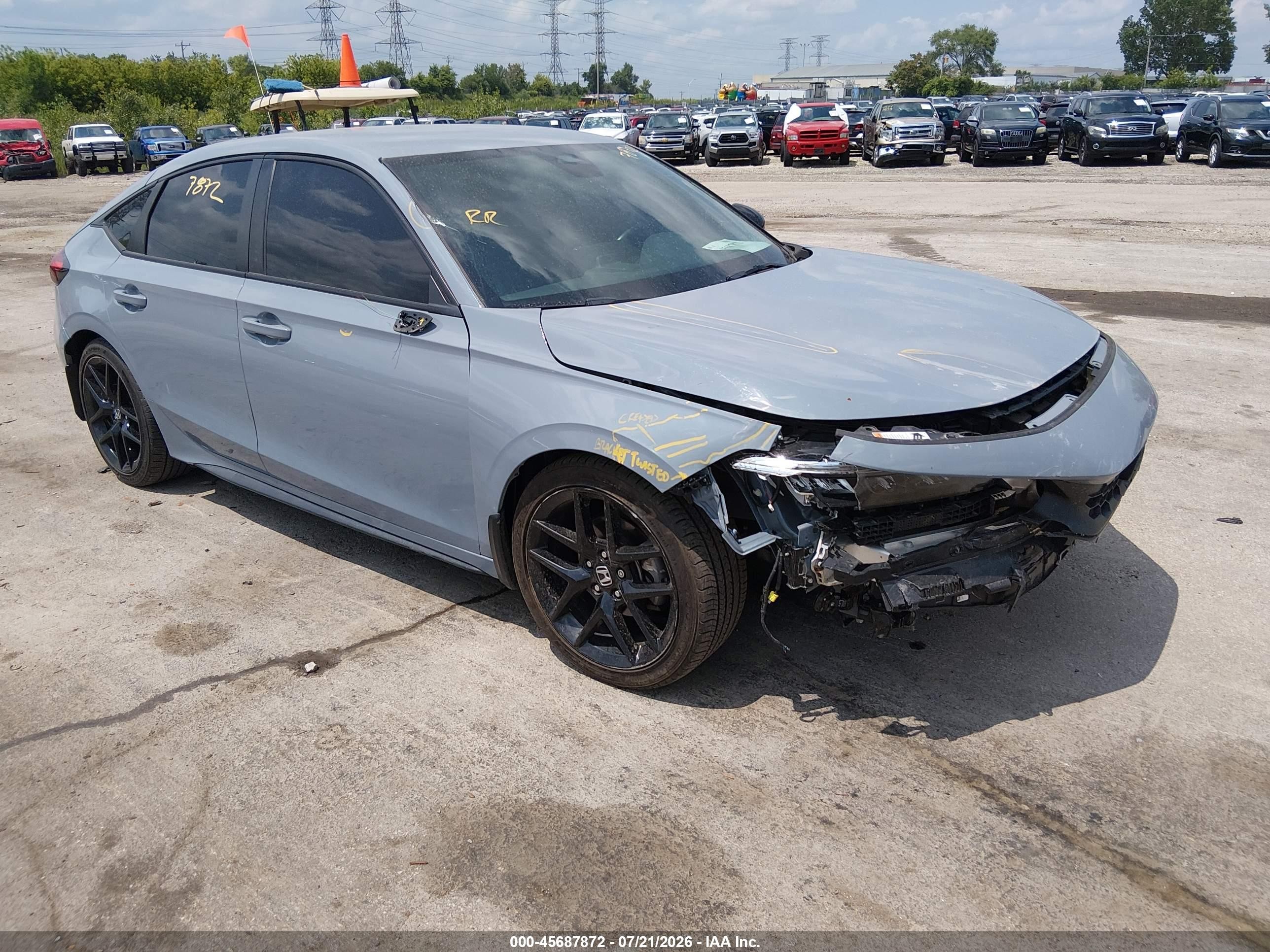 2023 Honda Civic VIN 19XFL2H82PE007797 — IAAI salvage auction photo