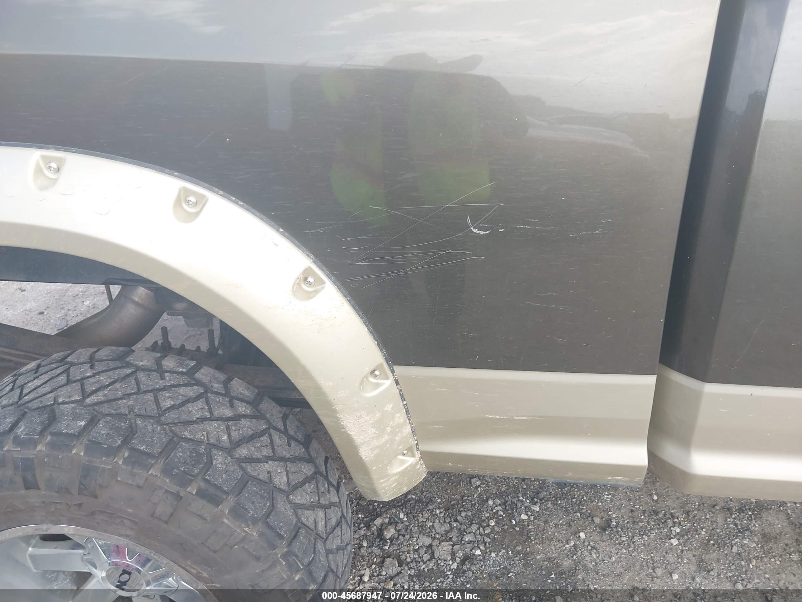 2012 Ram 2500 VIN 3C6UD5PL1CG132694 IAAI salvage auction — Undercarriage, Original (Texas), sold $12,100 on 2026-09-24 (photo 6)