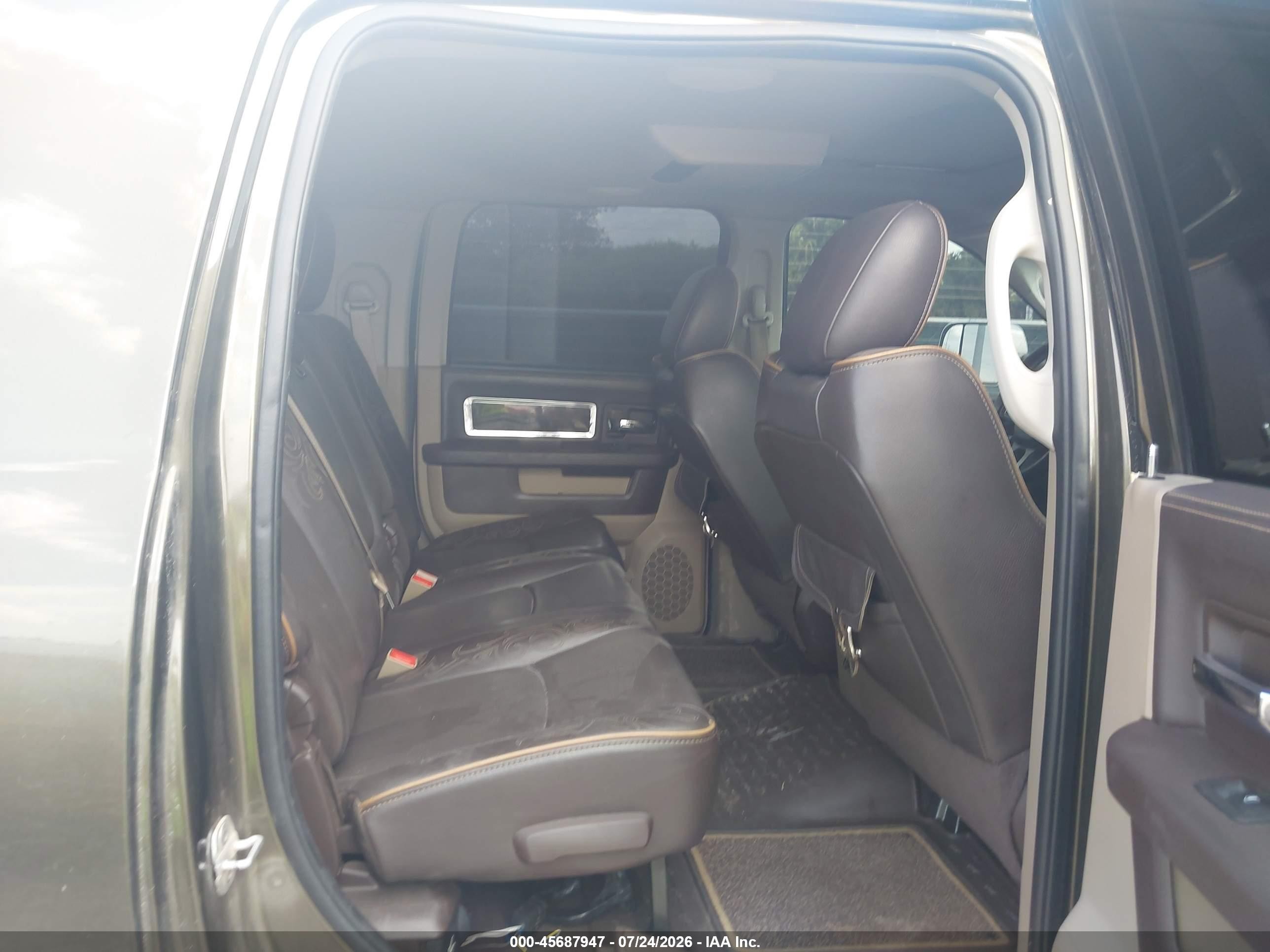 2012 Ram 2500 VIN 3C6UD5PL1CG132694 IAAI salvage auction — Undercarriage, Original (Texas), sold $12,100 on 2026-09-24 (photo 8)