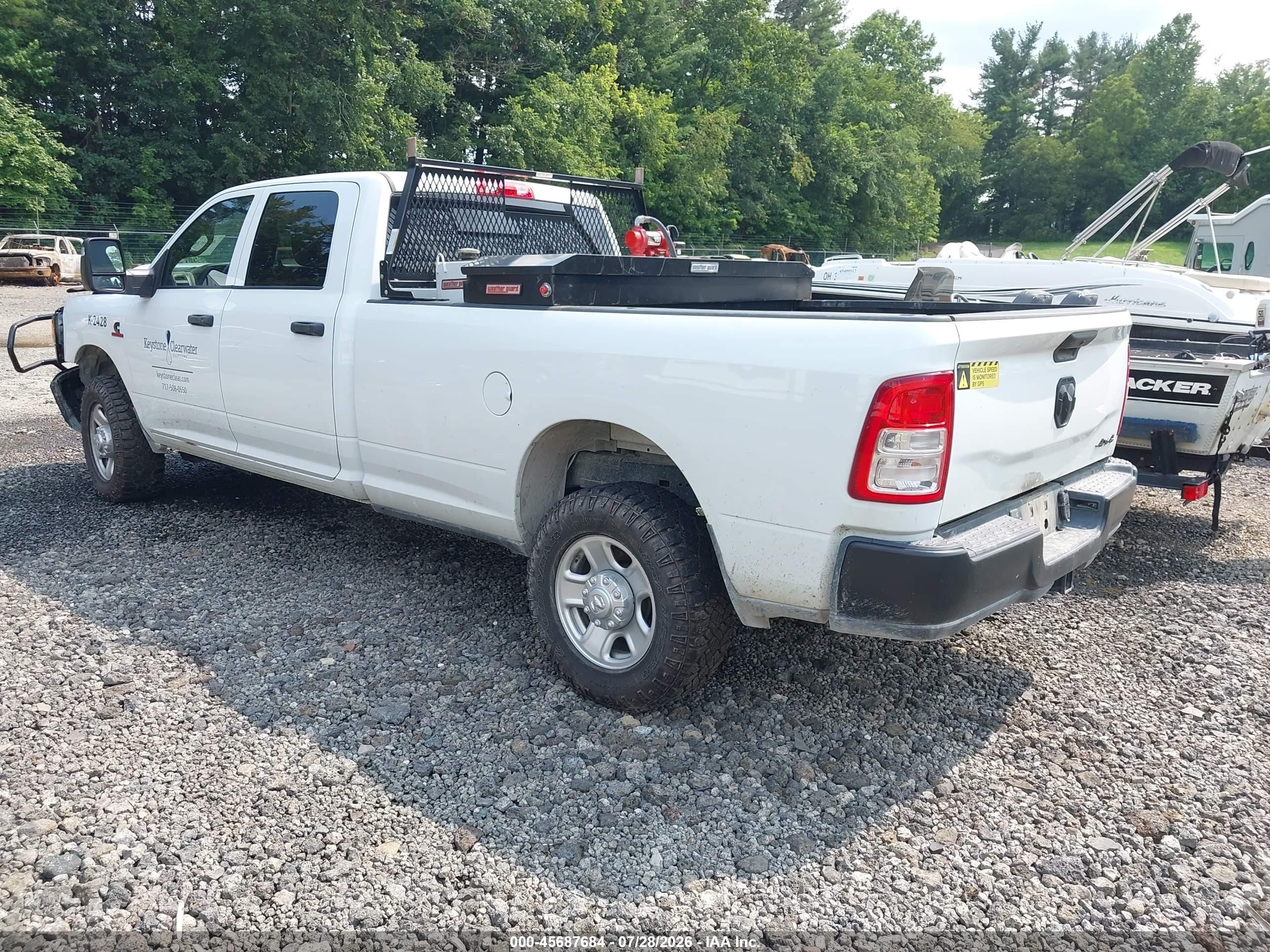 2024 Ram 2500 VIN 3C6UR5HL9RG175852 IAAI salvage auction — Front End, Salvage (Ohio), sold $13,100 on 2026-10-07 (photo 3)