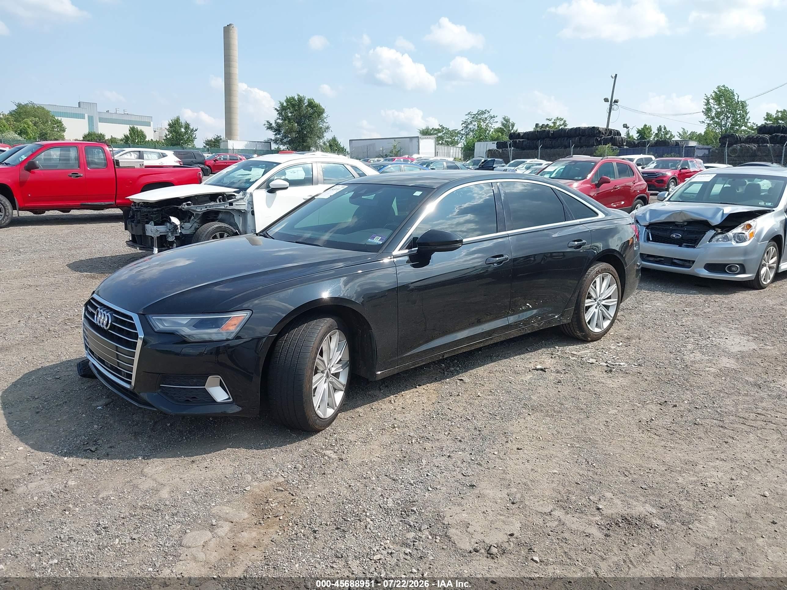 2019 Audi A6 VIN WAUD8AF20KN125687 IAAI salvage auction — Side, Salvage (New Jersey), sold $8,600 on 2026-09-06 (photo 2)