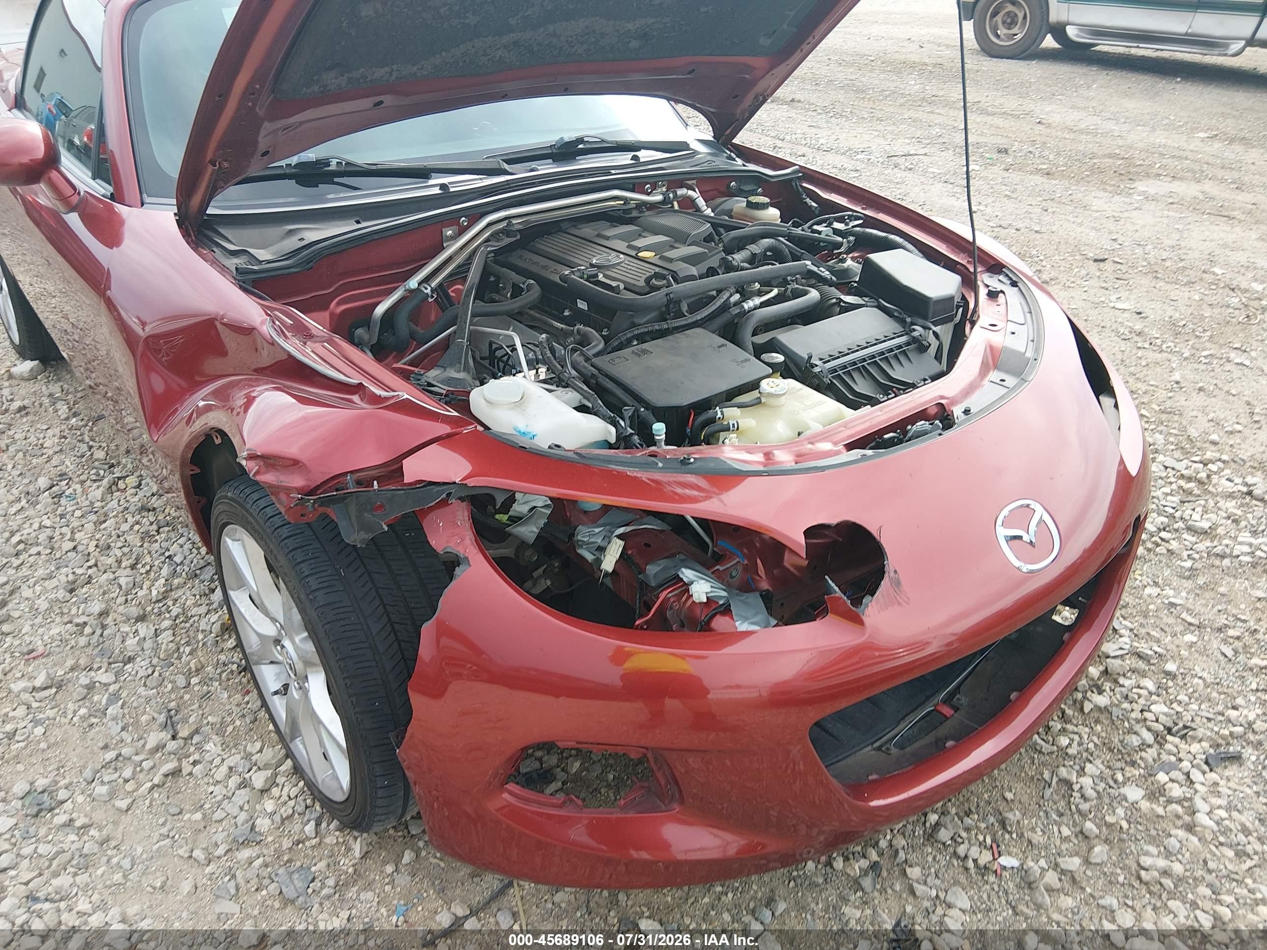 2015 Mazda Mx-5 VIN JM1NC2PF4F0237893 IAAI salvage auction — Front End, Clear (Arkansas), sold $3,150 on 2026-09-11 (photo 6)