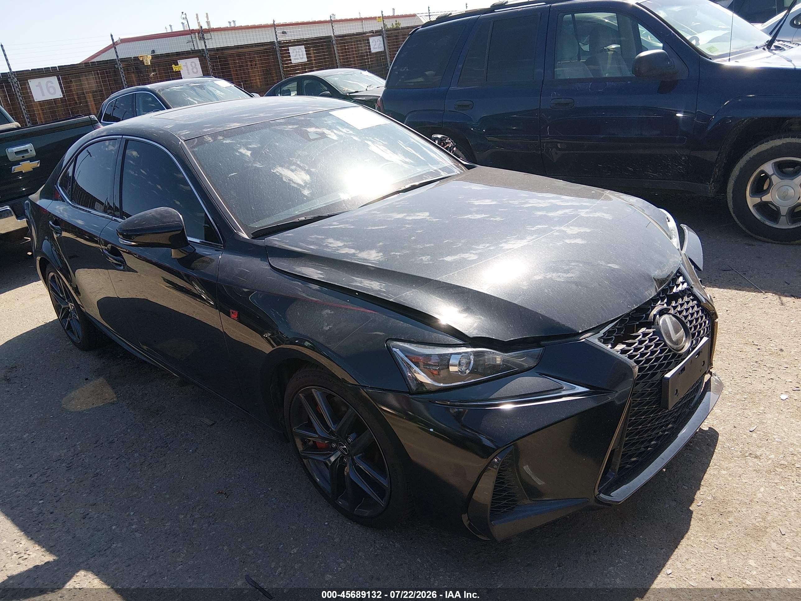 2017 Lexus IS 350 VIN JTHCE1D23H5013547 — IAAI salvage auction photo