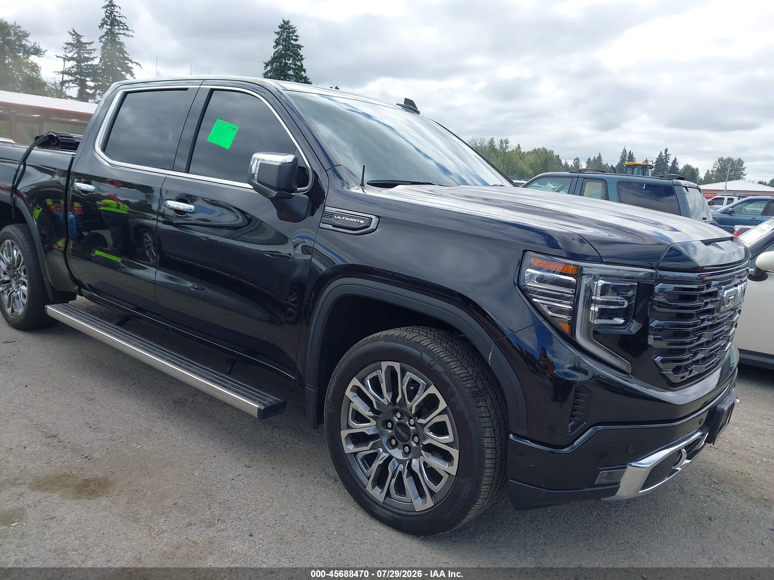 2025 GMC Sierra 1500 VIN 1GTUUHE83SZ202140 — IAAI salvage auction photo