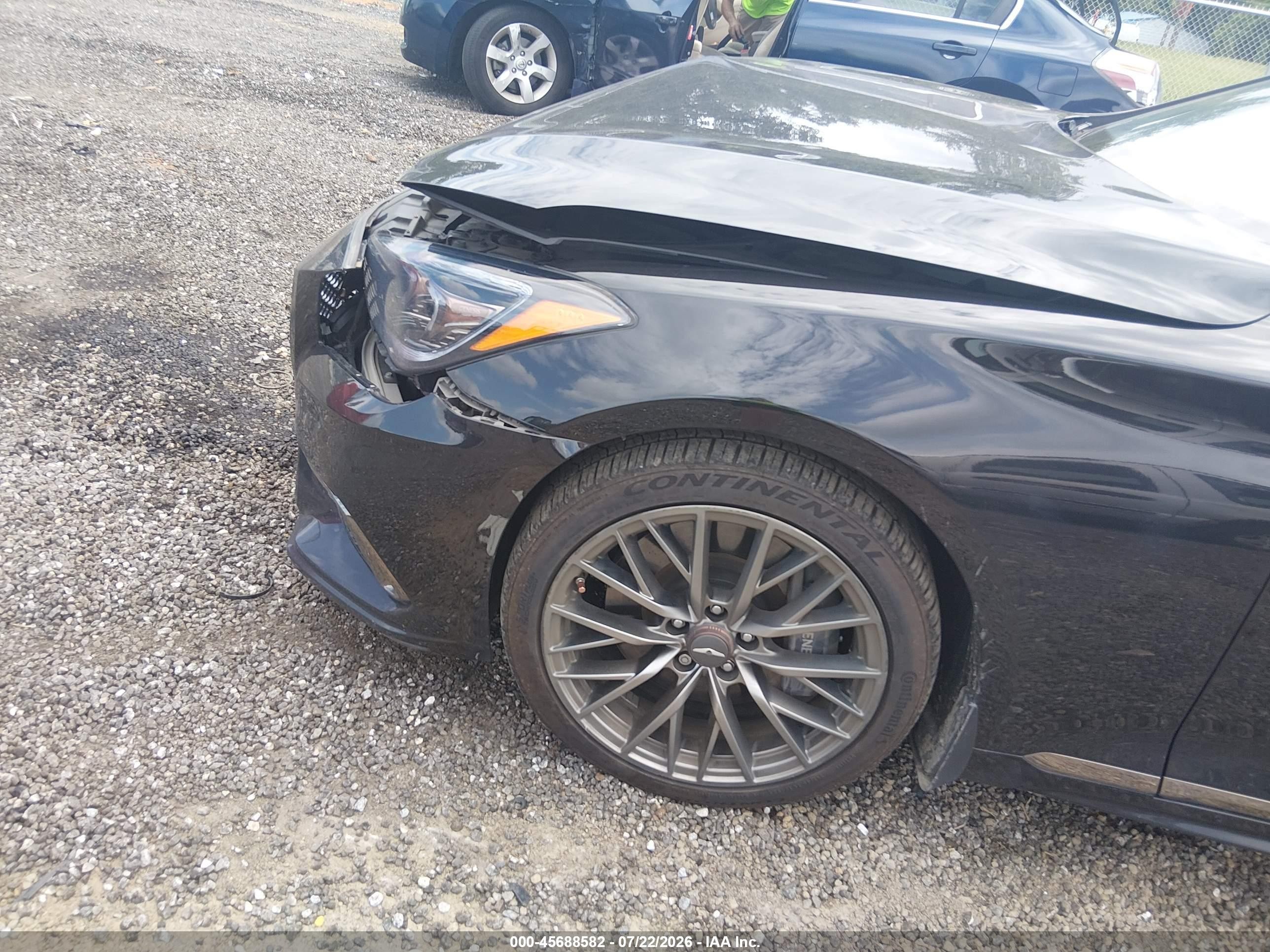 2019 Genesis G80 VIN KMTFN4JB7KU313319 IAAI salvage auction — Front End, Salvage (South Carolina), sold $4,475 on 2026-09-08 (photo 6)