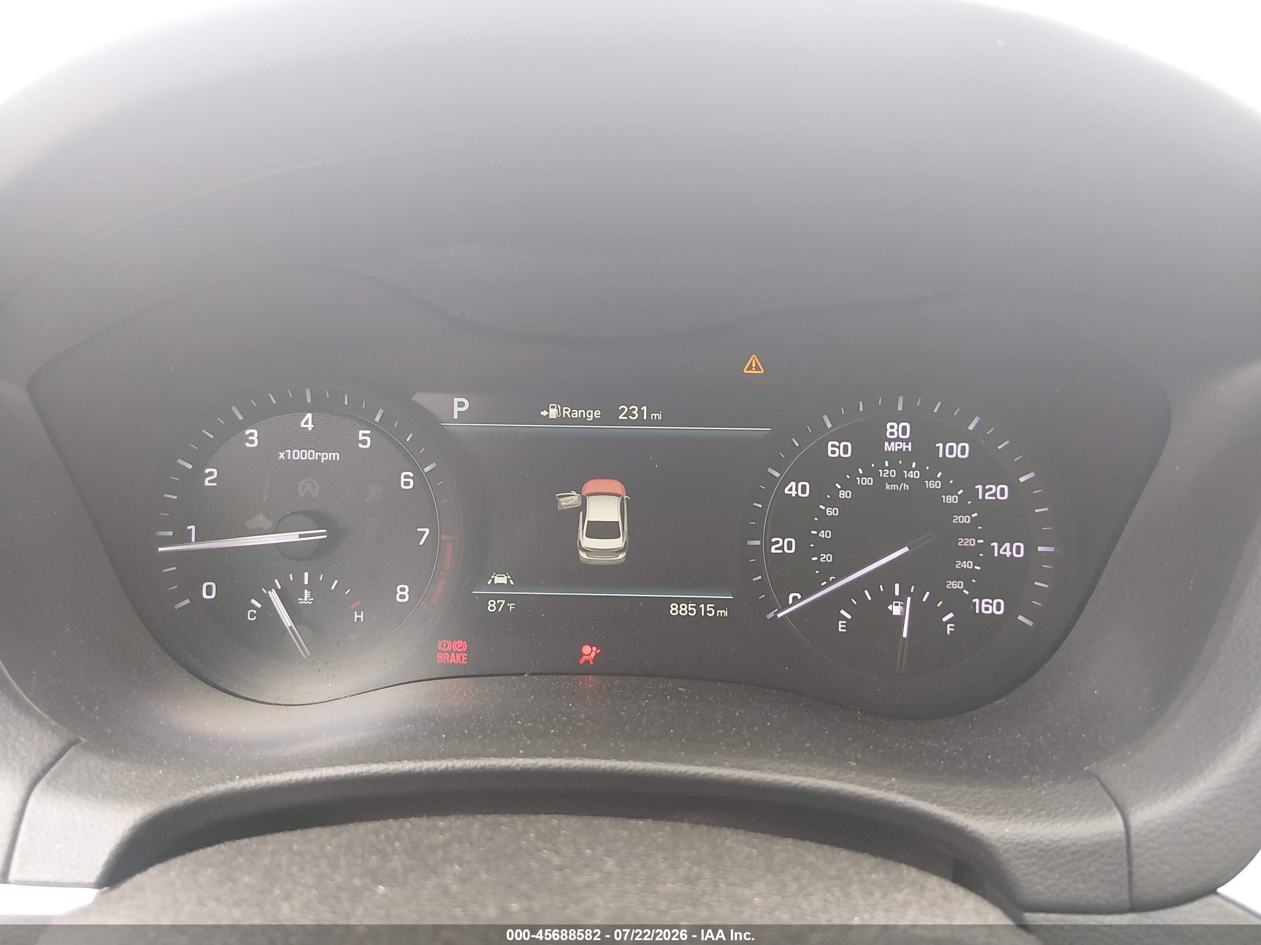 2019 Genesis G80 VIN KMTFN4JB7KU313319 IAAI salvage auction — Front End, Salvage (South Carolina), sold $4,475 on 2026-09-08 (photo 7)
