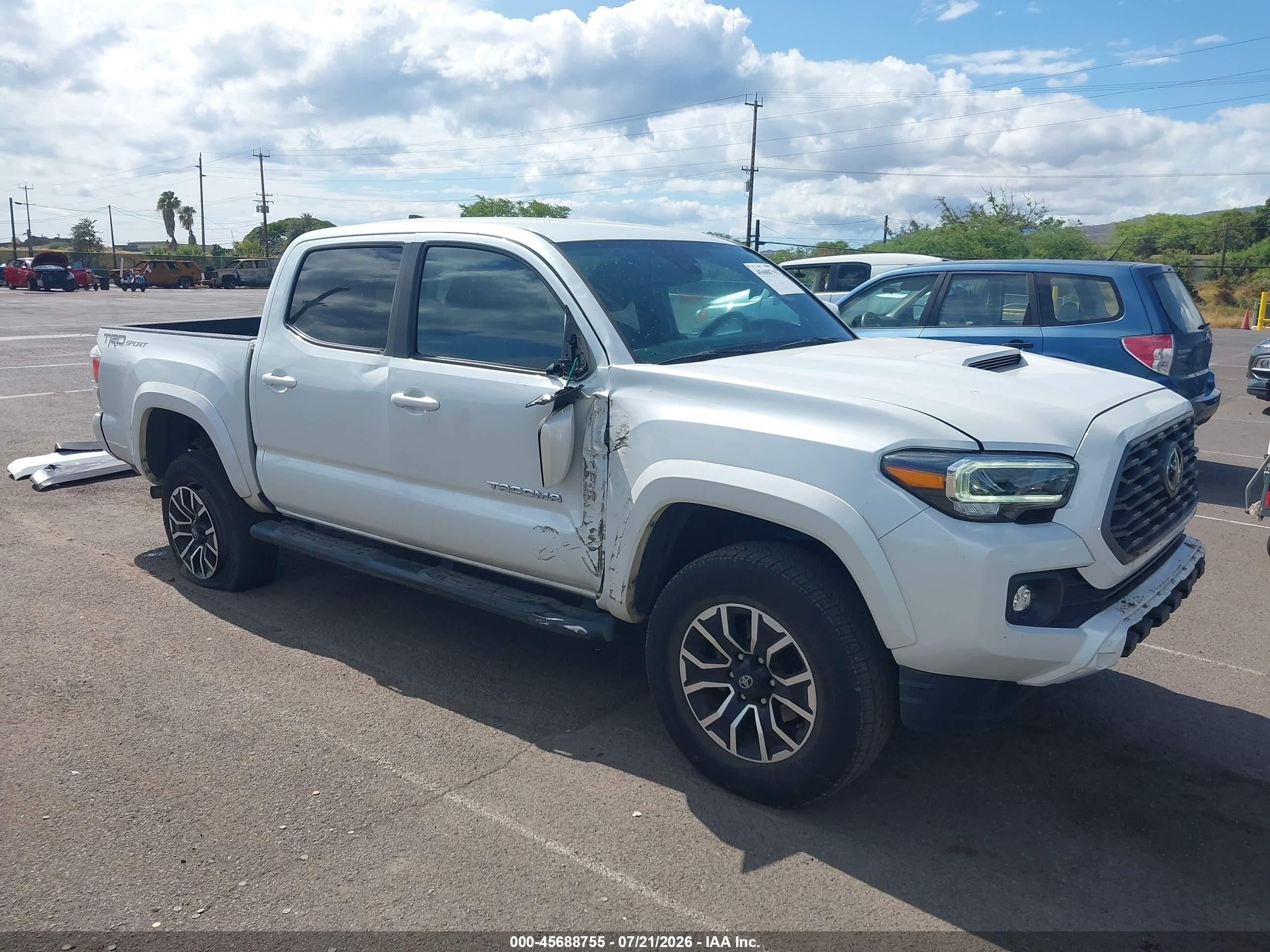 2022 Toyota Tacoma VIN 3TYAZ5CN5NT022969 — IAAI salvage auction photo