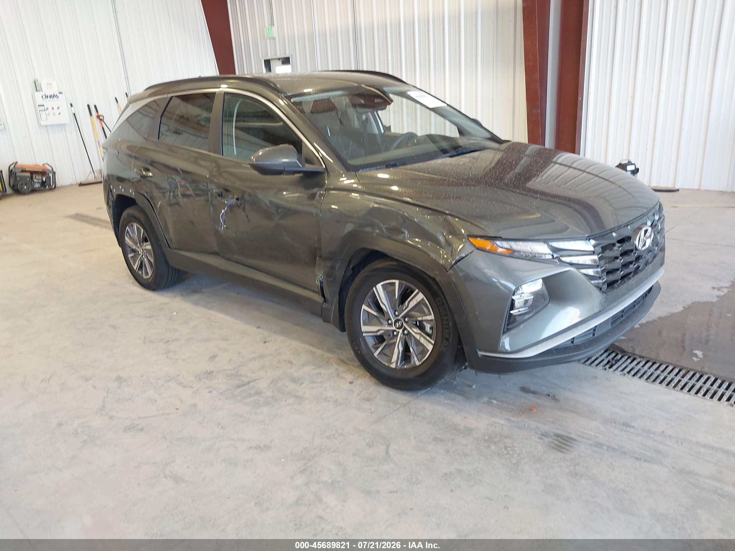2022 Hyundai Tucson Hybrid VIN KM8JBCA12NU061787 — IAAI salvage auction photo