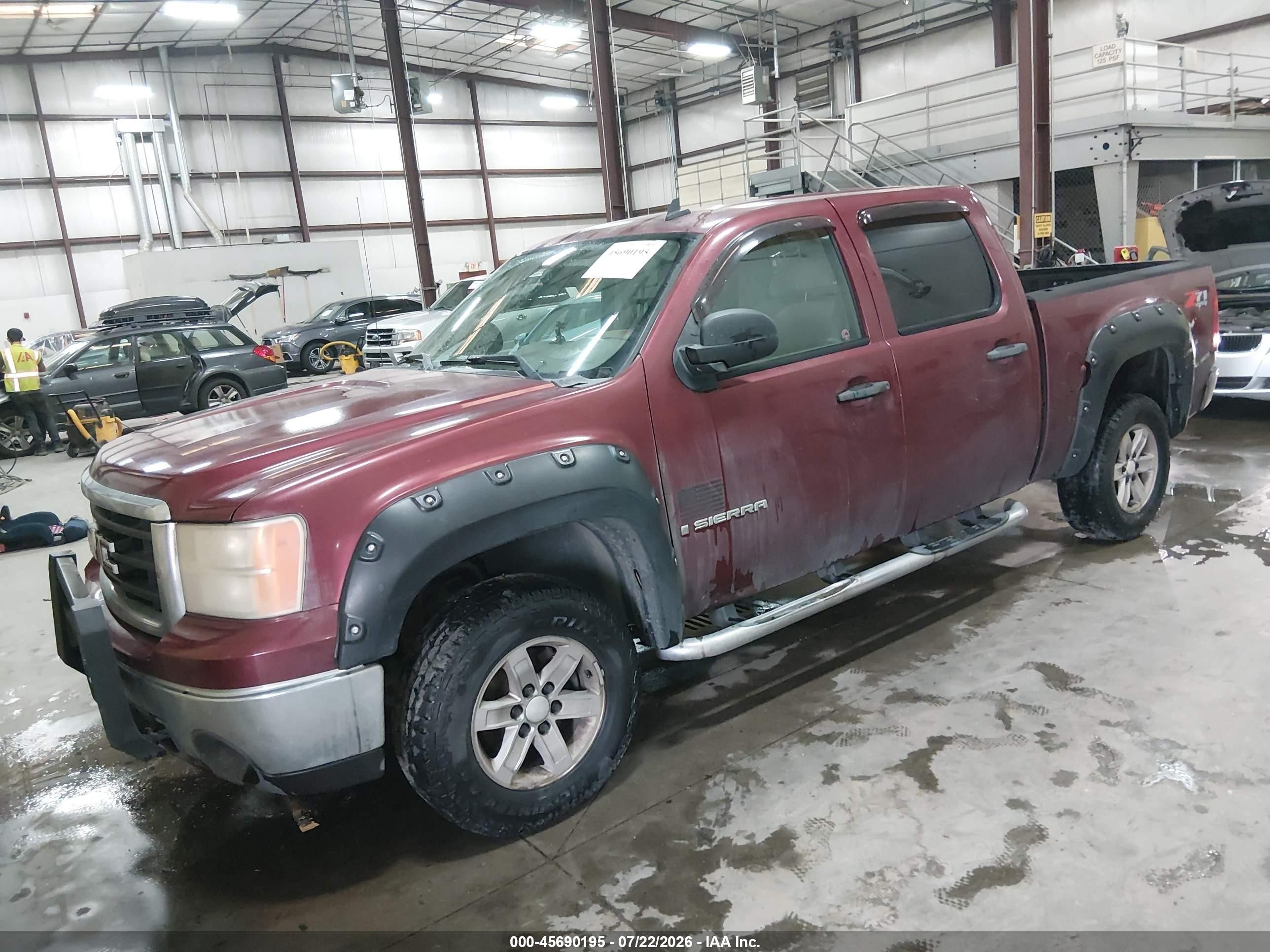 2008 Gmc Sierra 1500 VIN 2GTEK13C581318949 IAAI salvage auction — Unknown, Salvage (Idaho), sold $2,450 on 2026-09-10 (photo 2)