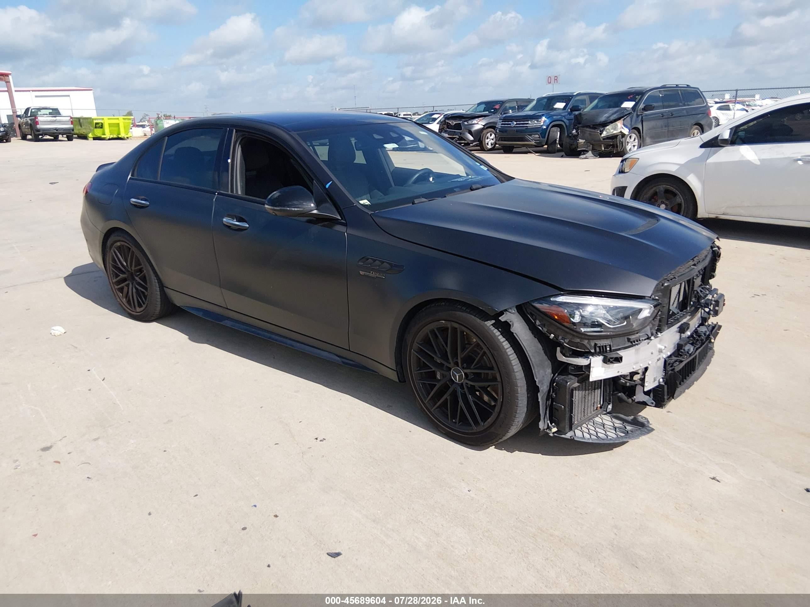 2024 Mercedes-Benz C-Class VIN W1KAF8AB3RR235752 — IAAI salvage auction photo