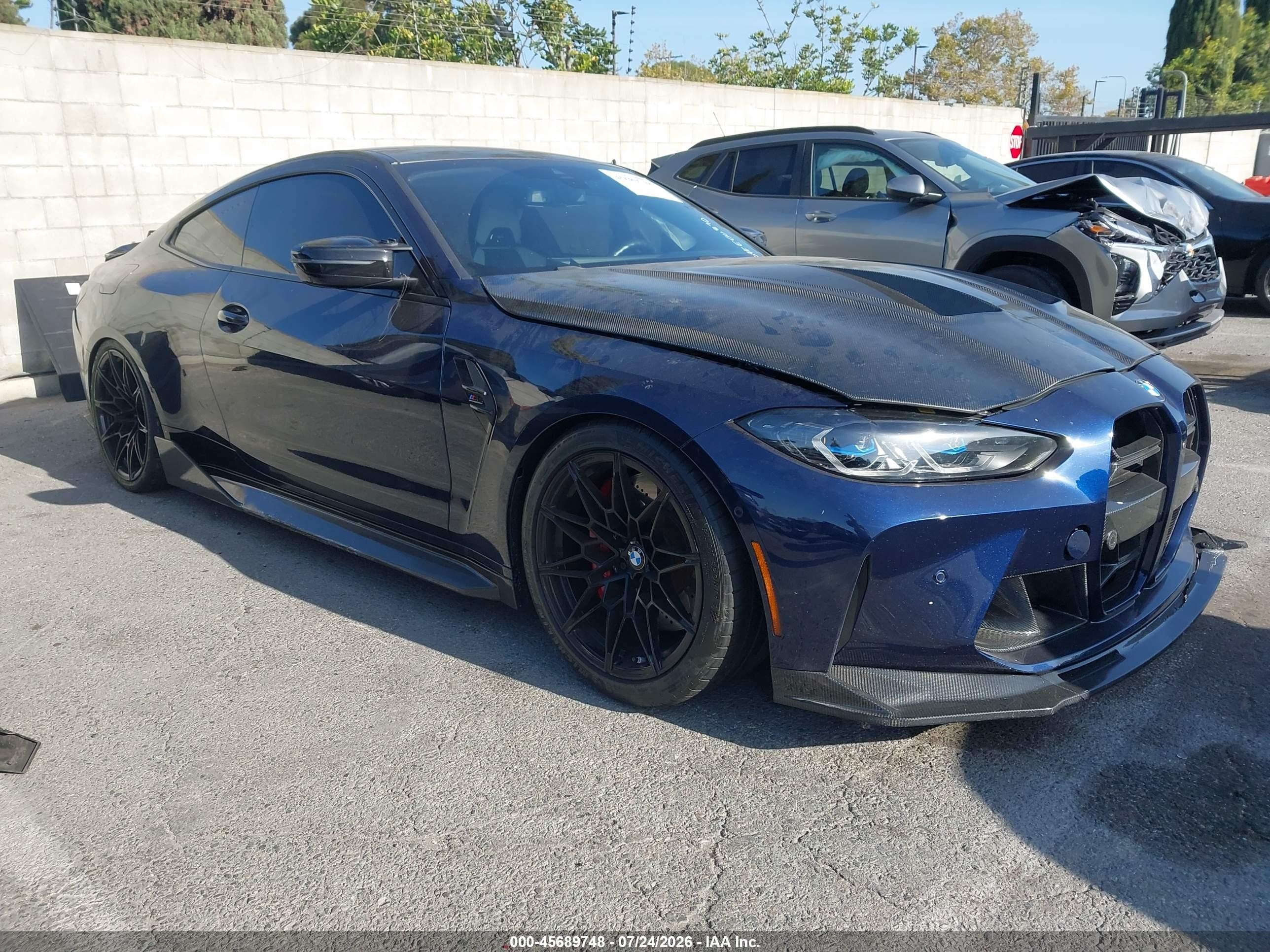 2024 BMW M4 VIN WBS33AZ0XRCN61985 — IAAI salvage auction photo